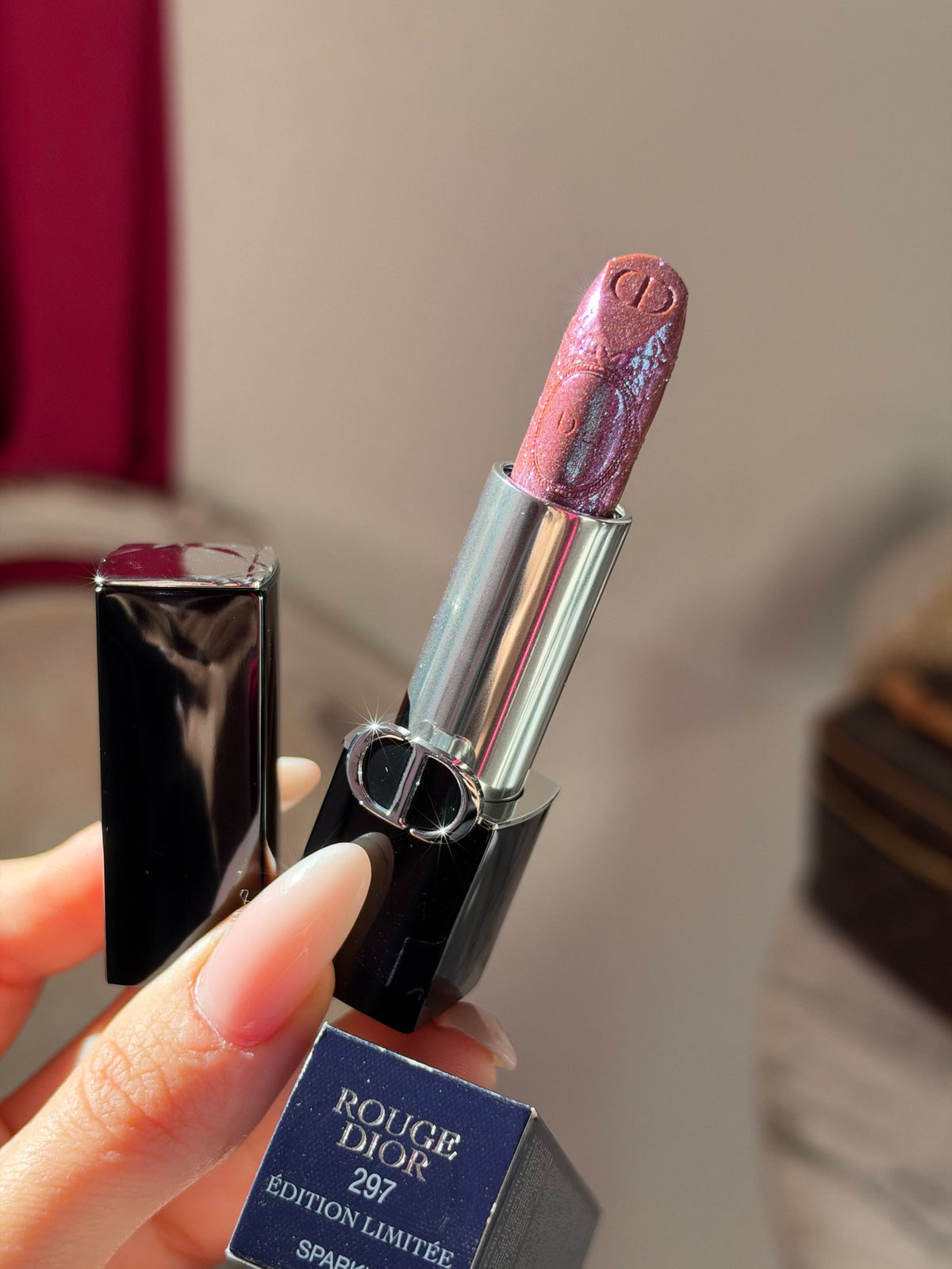 DIOR Rouge Dior - Limited Edition (297)
Lipstick - Velvet, Satin and Glitter Finishes - Longwearing - 24-hour comfort