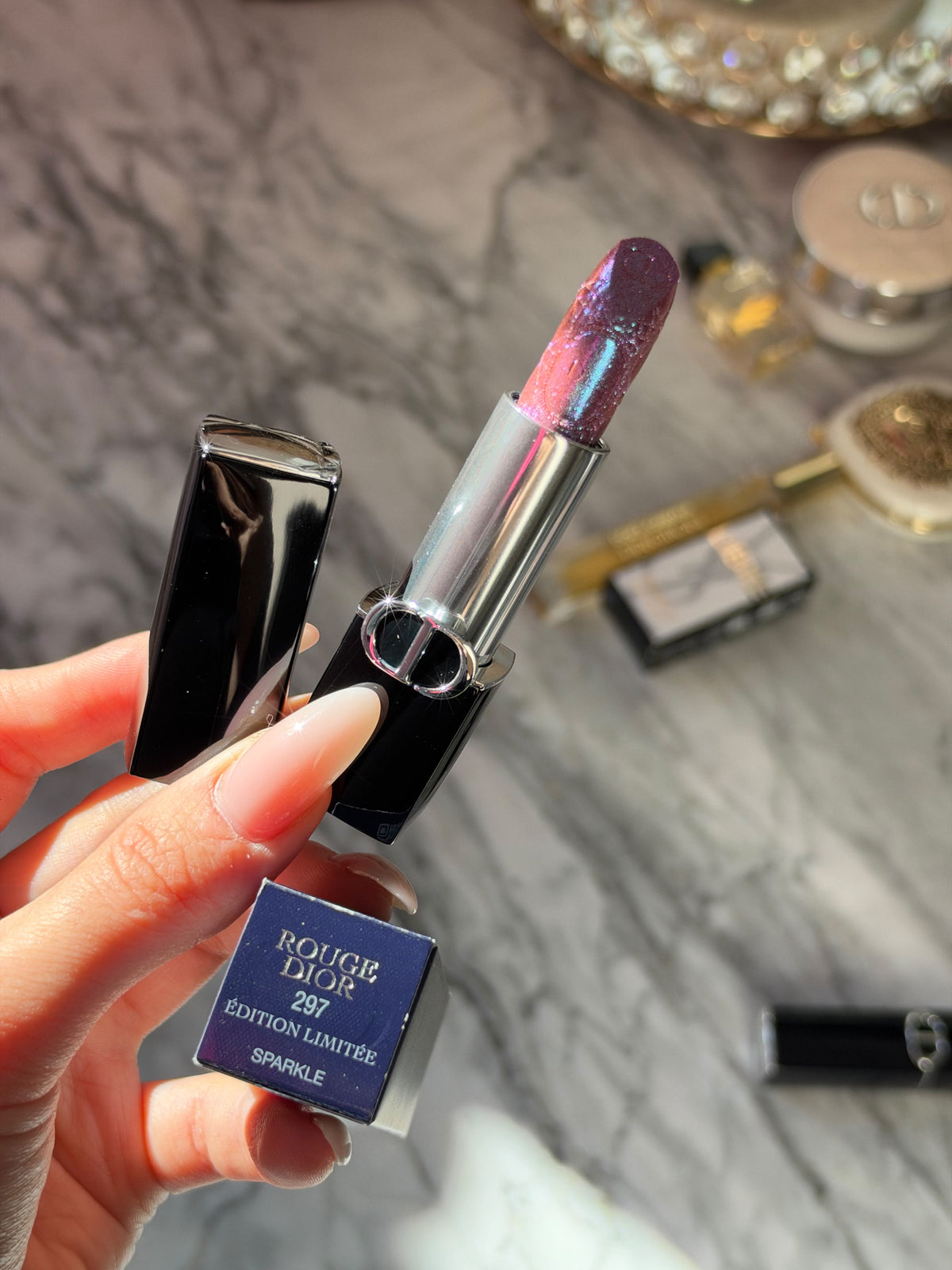 DIOR Rouge Dior - Limited Edition (297)
Lipstick - Velvet, Satin and Glitter Finishes - Longwearing - 24-hour comfort