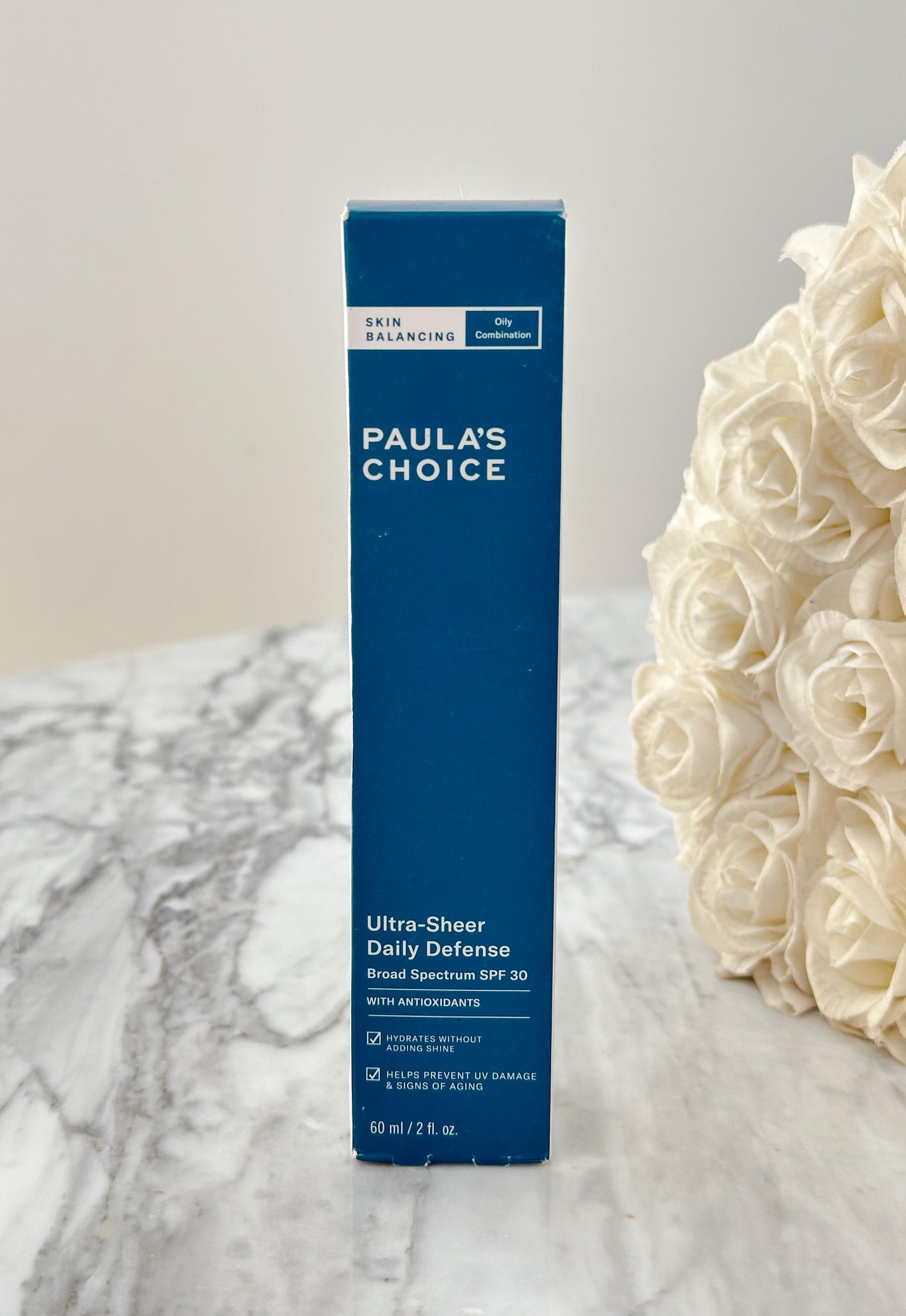 PAULA’S CHOICE Skin Balancing
Ultra-Sheer Daily Defense Broad Spectrum SPF30