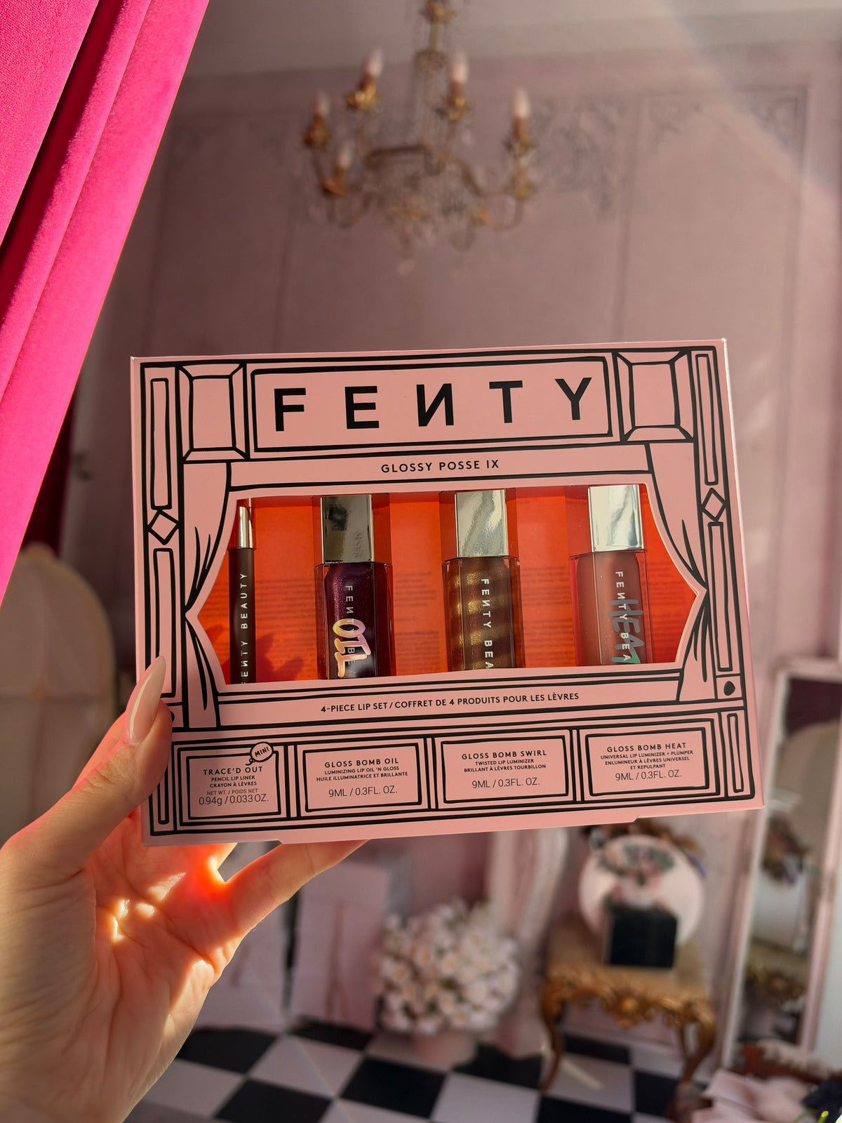 FENTY Glossy Posse IX 
4-Piece Lip Makeup Gift Set