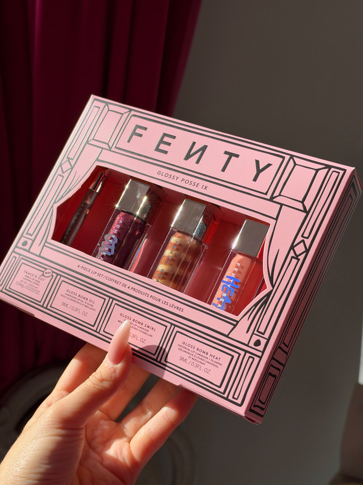 FENTY Glossy Posse IX 
4-Piece Lip Makeup Gift Set