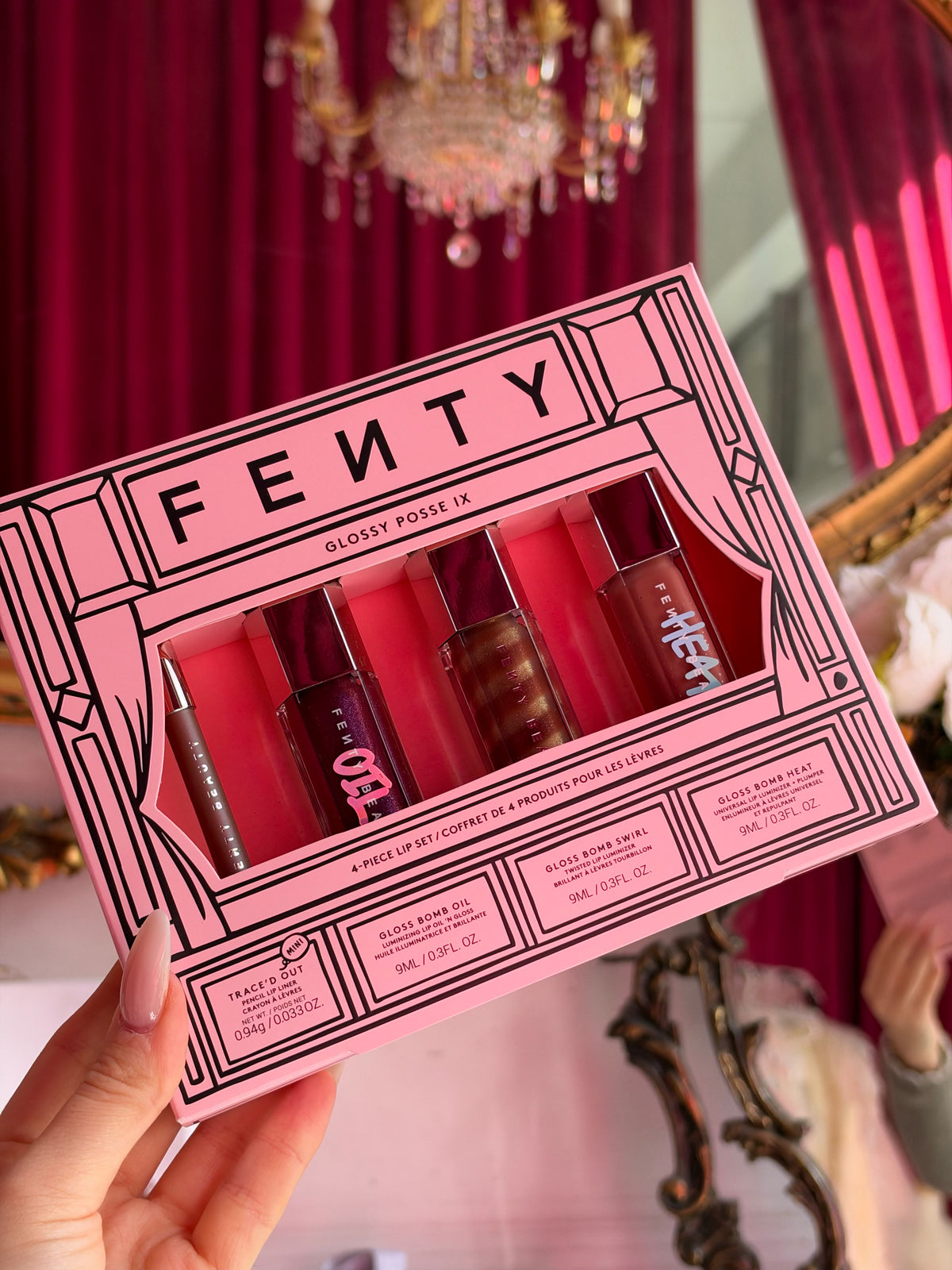 FENTY Glossy Posse IX 
4-Piece Lip Makeup Gift Set