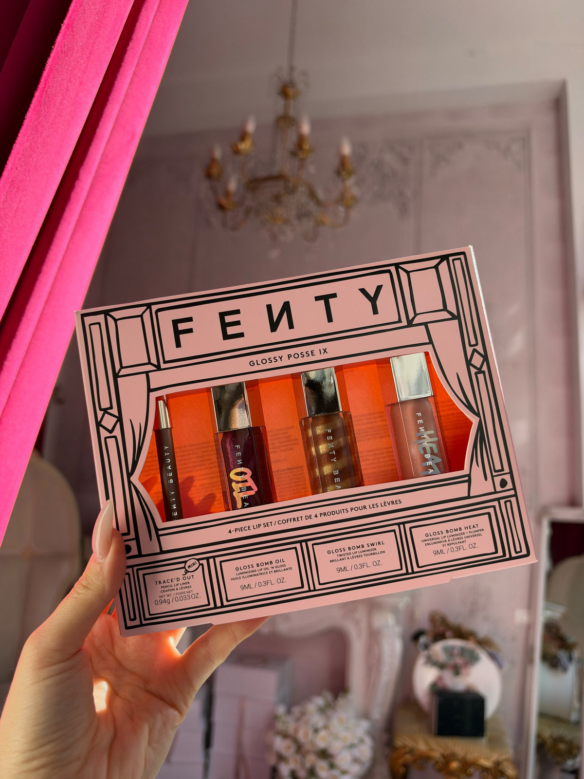 FENTY Glossy Posse IX 
4-Piece Lip Makeup Gift Set