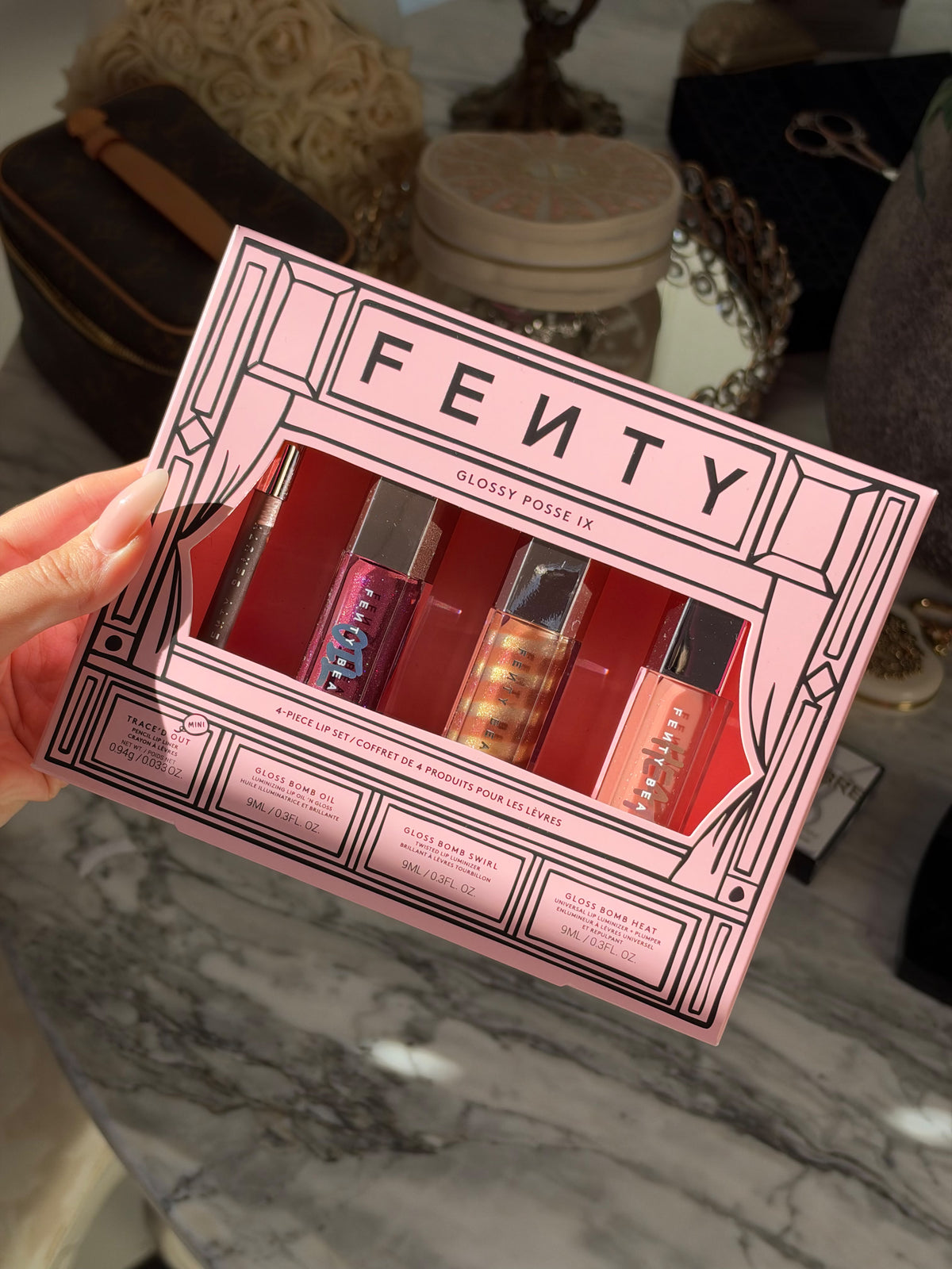FENTY Glossy Posse IX 
4-Piece Lip Makeup Gift Set