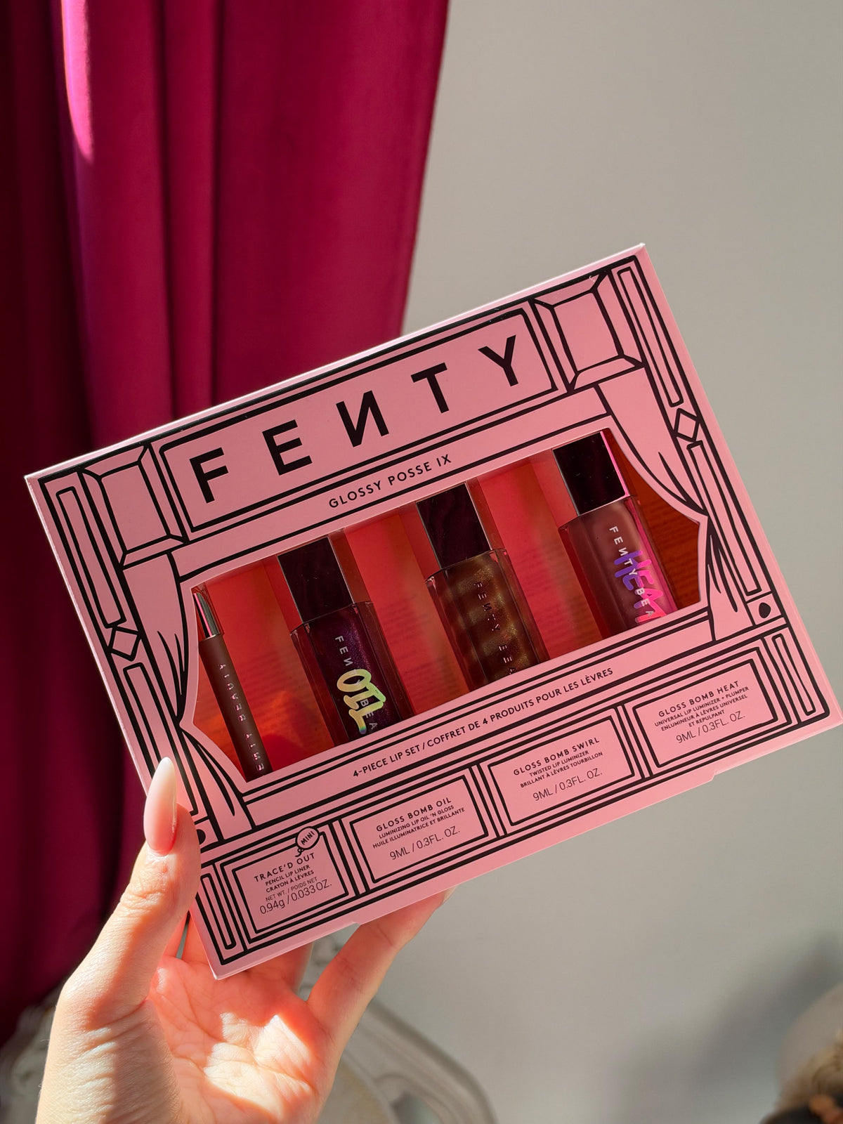 FENTY Glossy Posse IX 
4-Piece Lip Makeup Gift Set