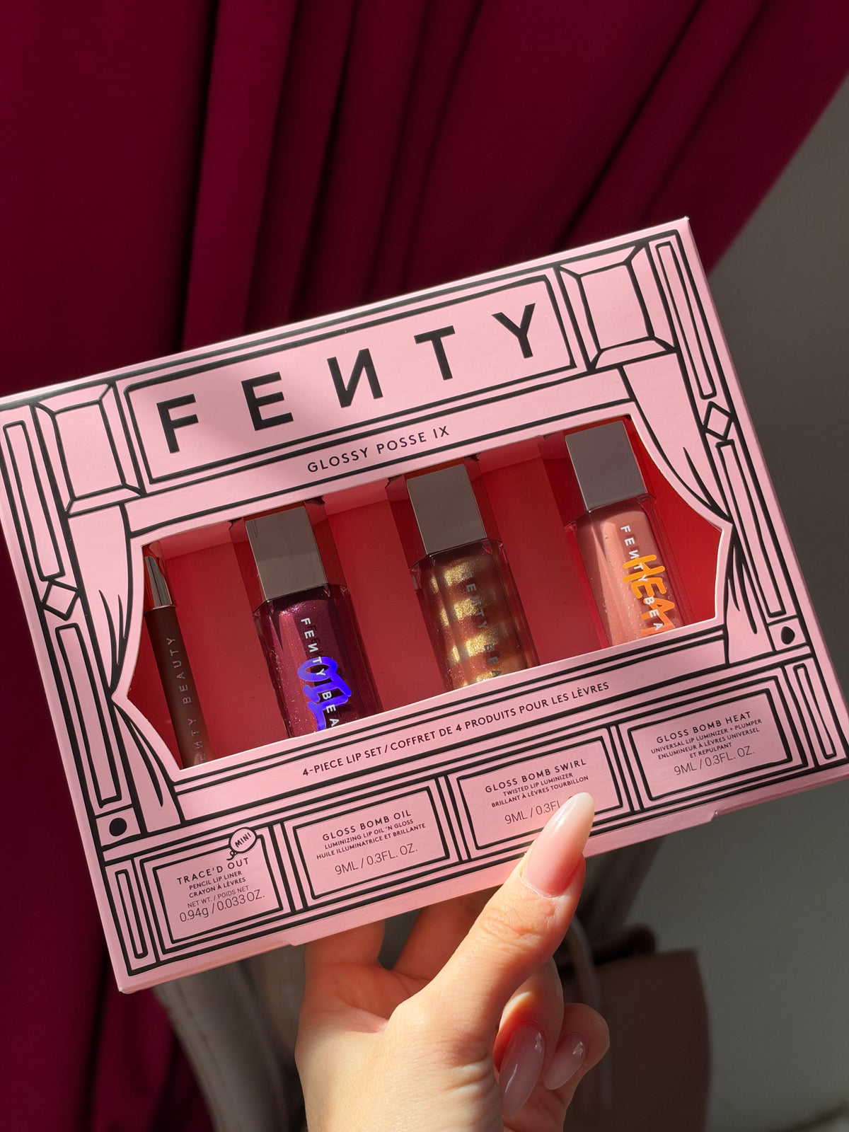 FENTY Glossy Posse IX 
4-Piece Lip Makeup Gift Set