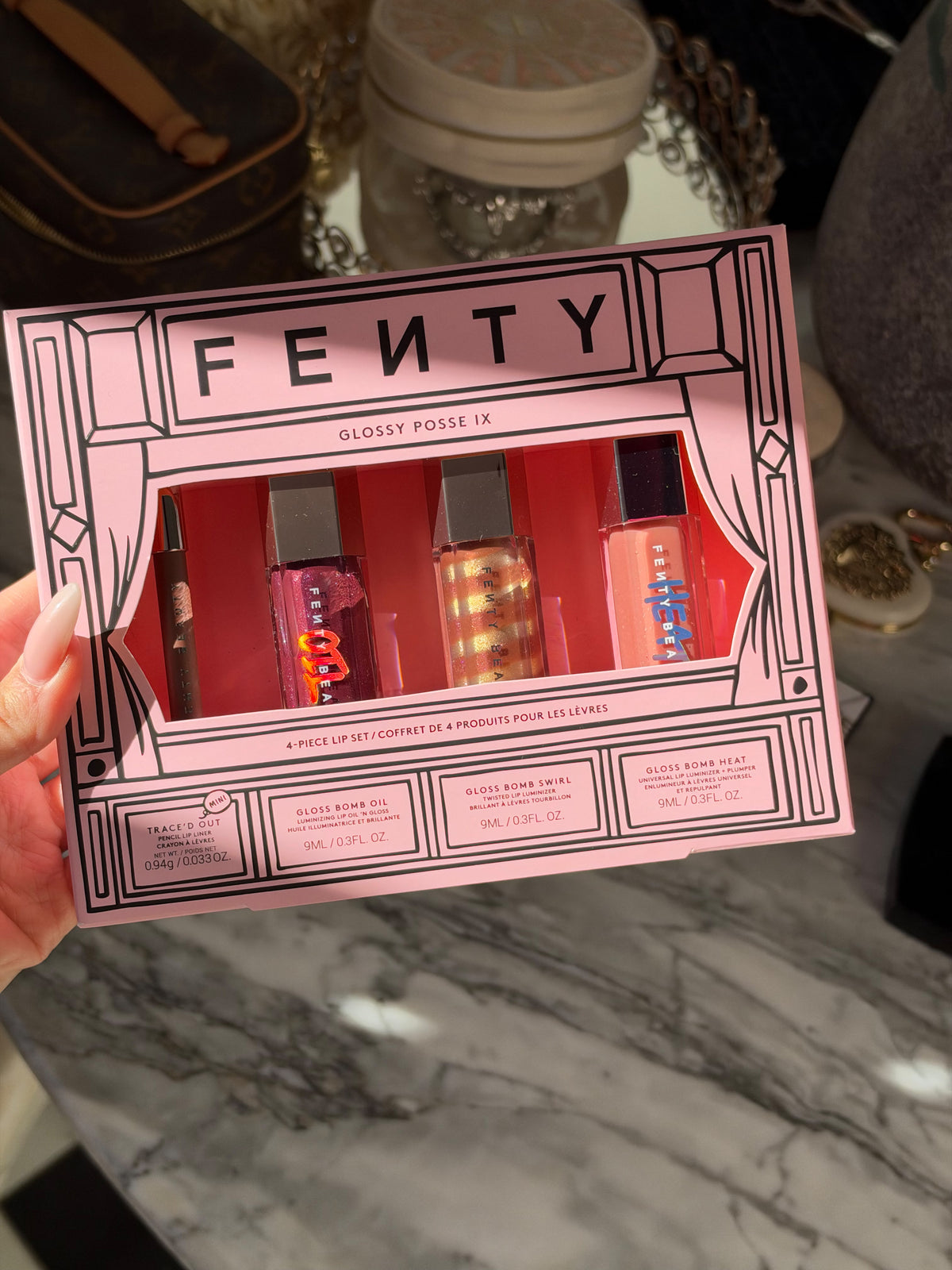 FENTY Glossy Posse IX 
4-Piece Lip Makeup Gift Set