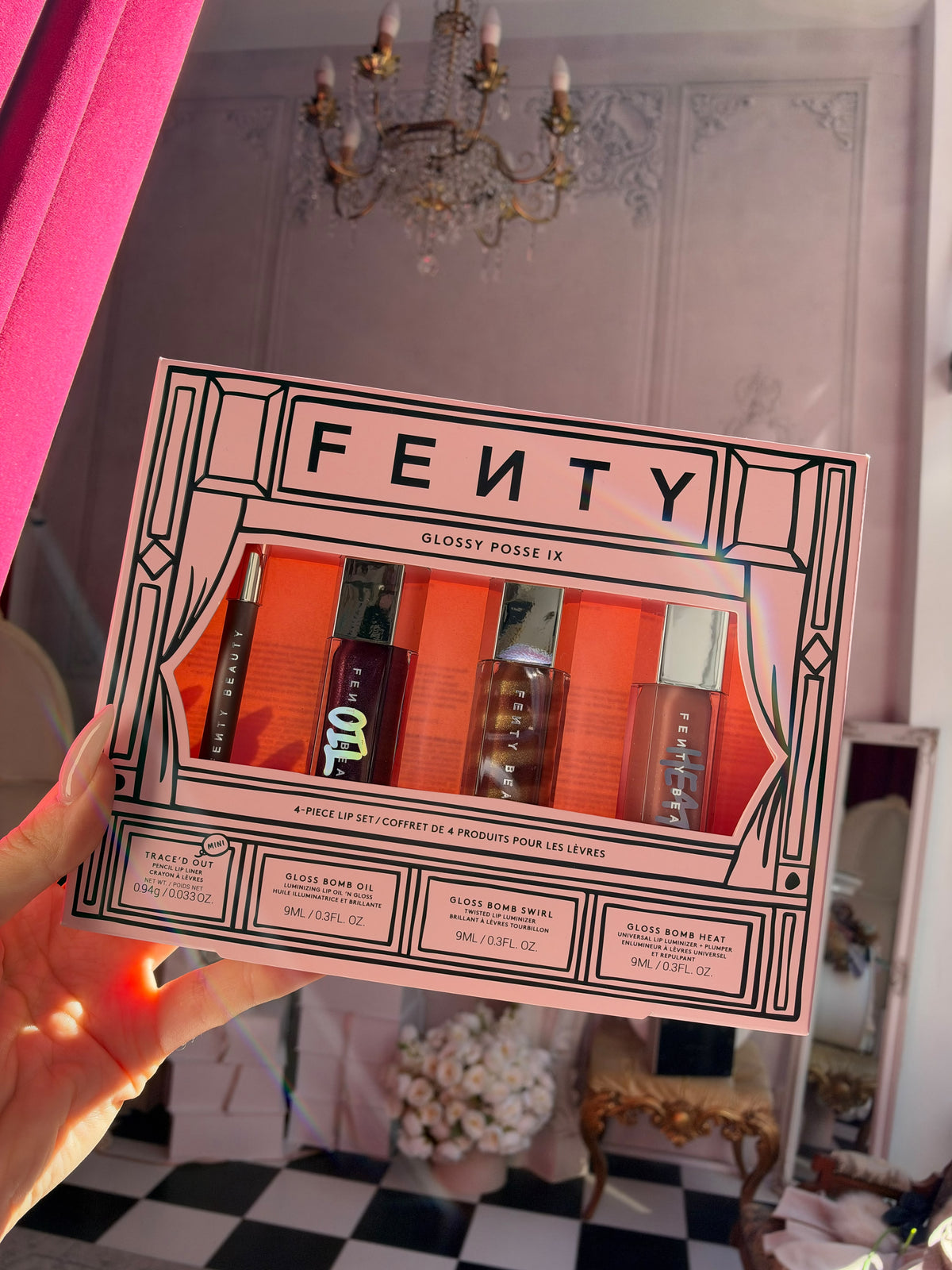 FENTY Glossy Posse IX 
4-Piece Lip Makeup Gift Set