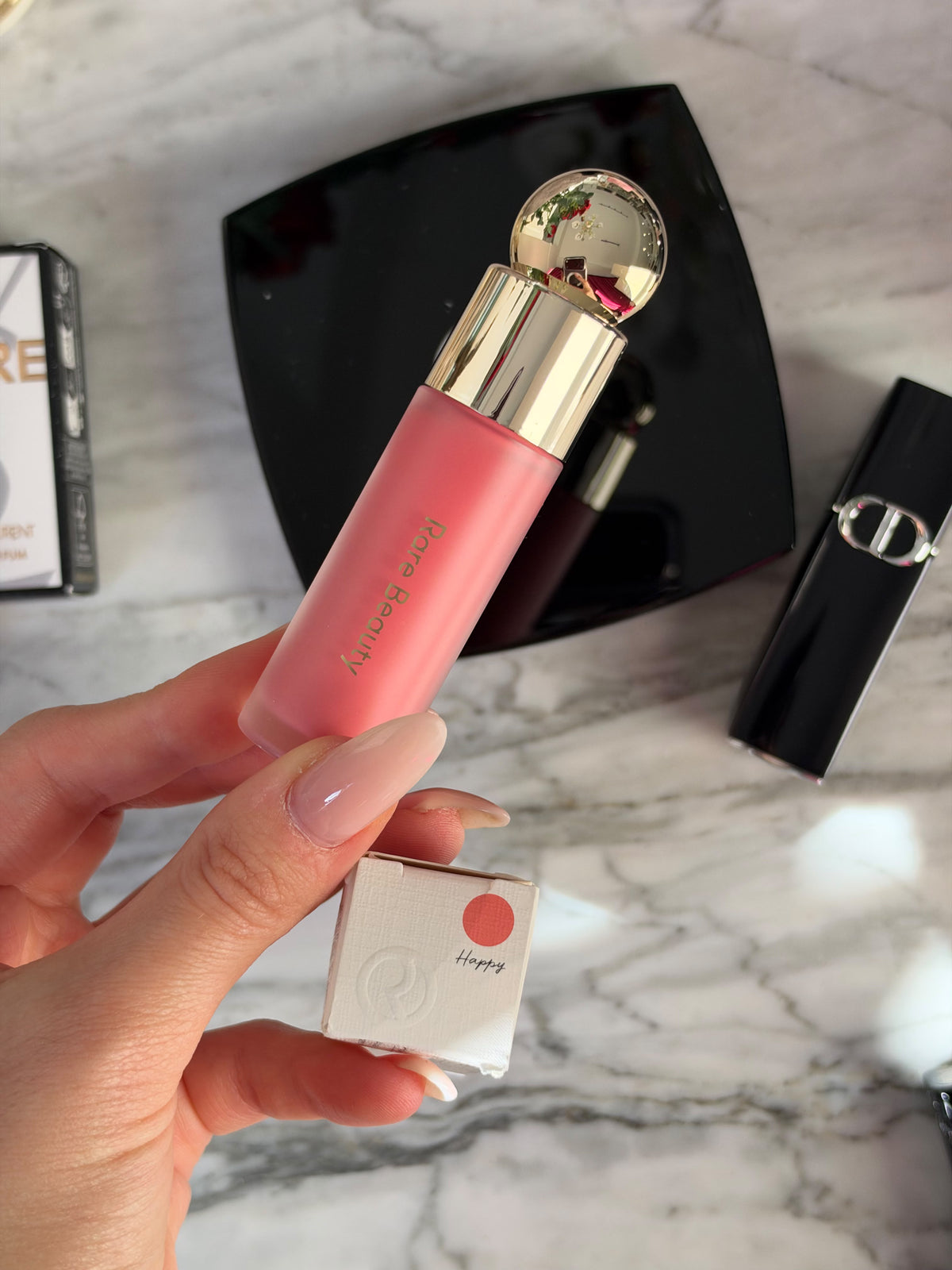 RARE BEAUTY Soft Pinch Matte Liquid Blush - Happy