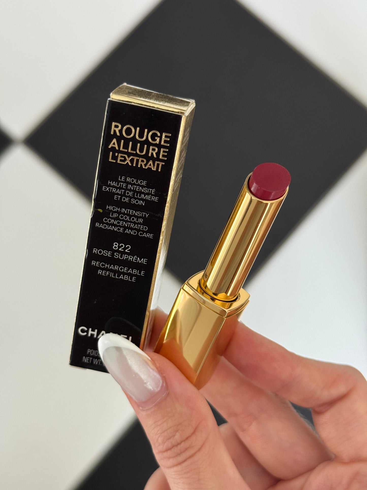 CHANEL Rouge Allure L’Extrait
High-Intensity Lipstick (822) - Concentrated Radiance and Care