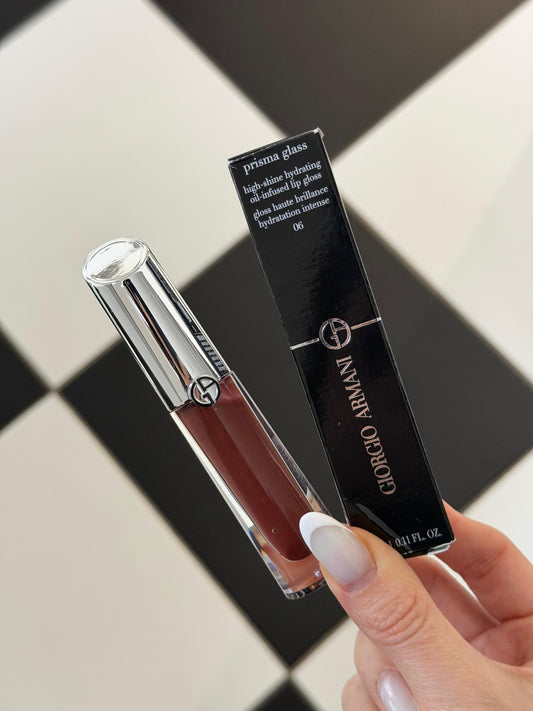 ARMANI Prisma Glass Lip Gloss High-Shine Hydrating (06)