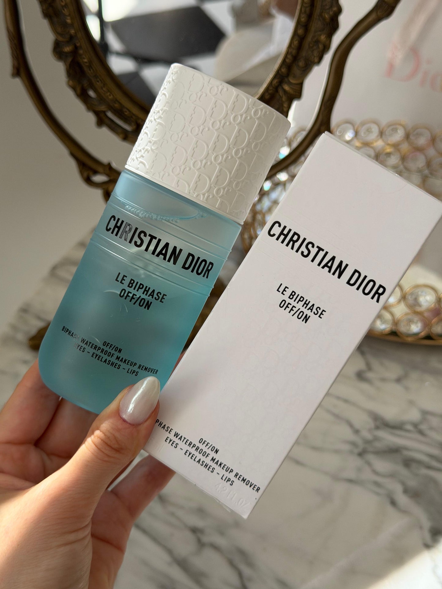 DIOR Le Biphase Off-On Waterproof Makeup Remover - Eyes, Eyelashes And Lips
