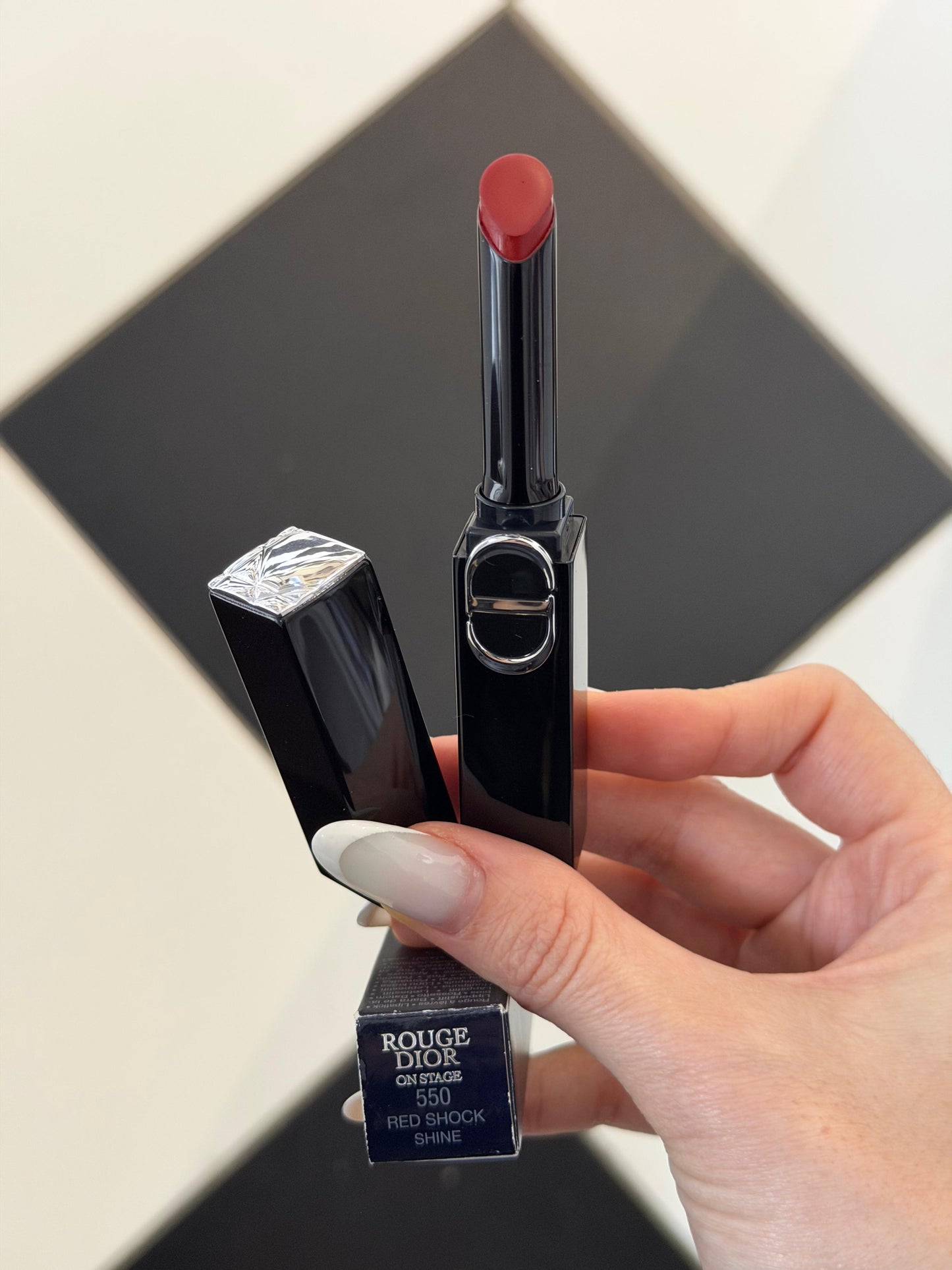 DIOR On Stage Coated Shine Lipstick (550) - Ultra Wear, Intense Comfort