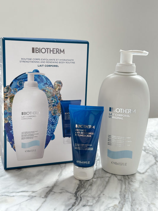 BIOTHERM Kit Body Milk 400ml + Biocorps Body Scrub 50ml