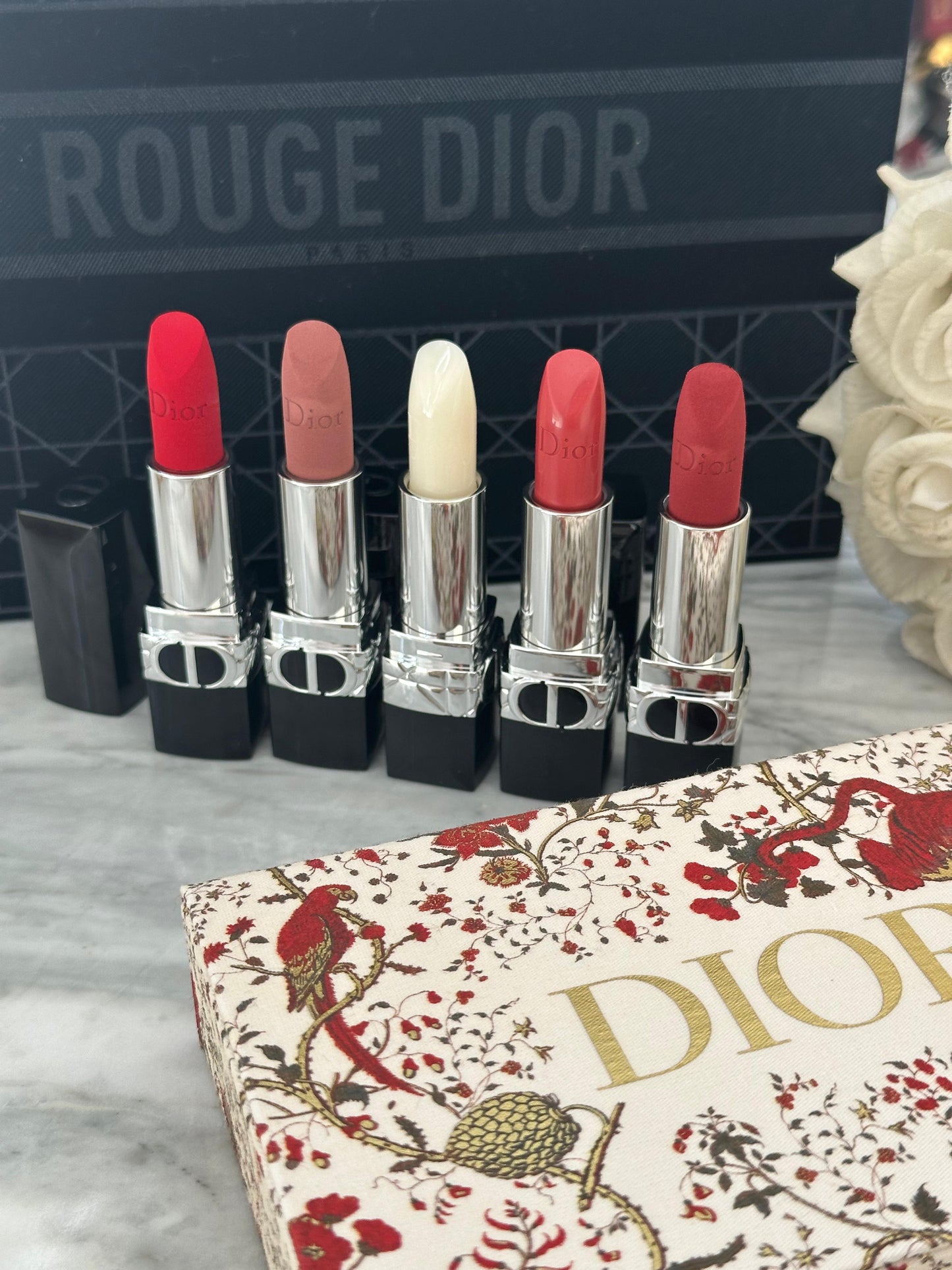 DIOR Rouge Gift Set - Limited Edition of 5 Lipsticks Genuine