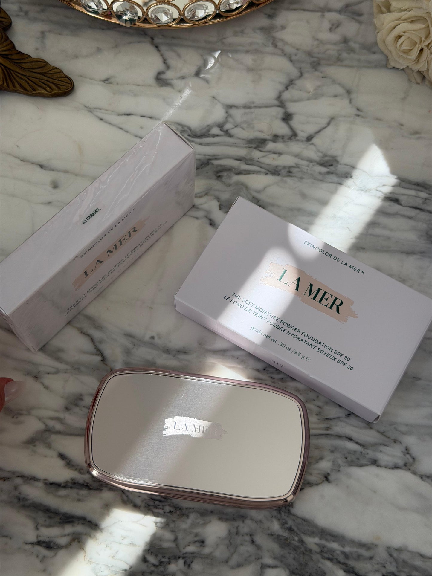 LA MER The Soft Moisture Powder Foundation SPF30 (43 Caramel)