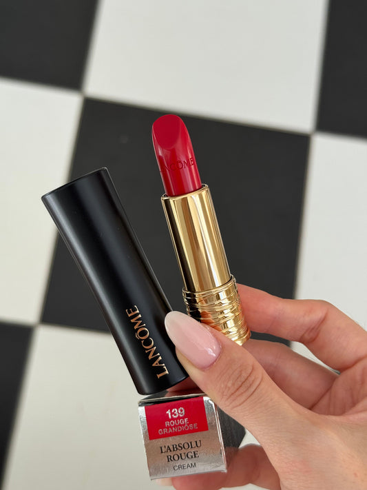 LANCÔME 
L'Absolu Rouge Cream Lipstick (139)
Luminous Cream Finish 18H
