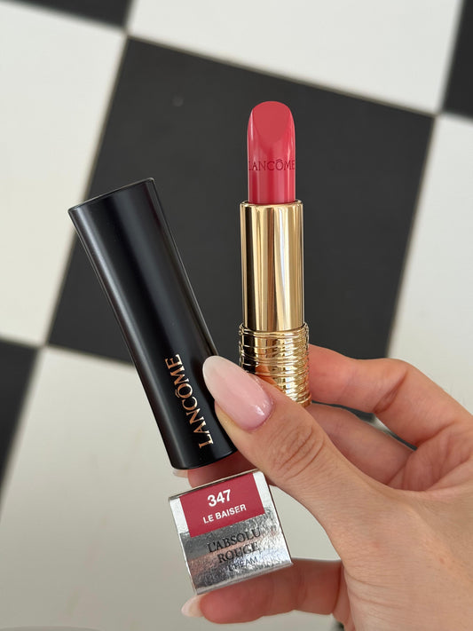 LANCÔME 
L'Absolu Rouge Cream Lipstick (347)
Luminous Cream Finish 18H