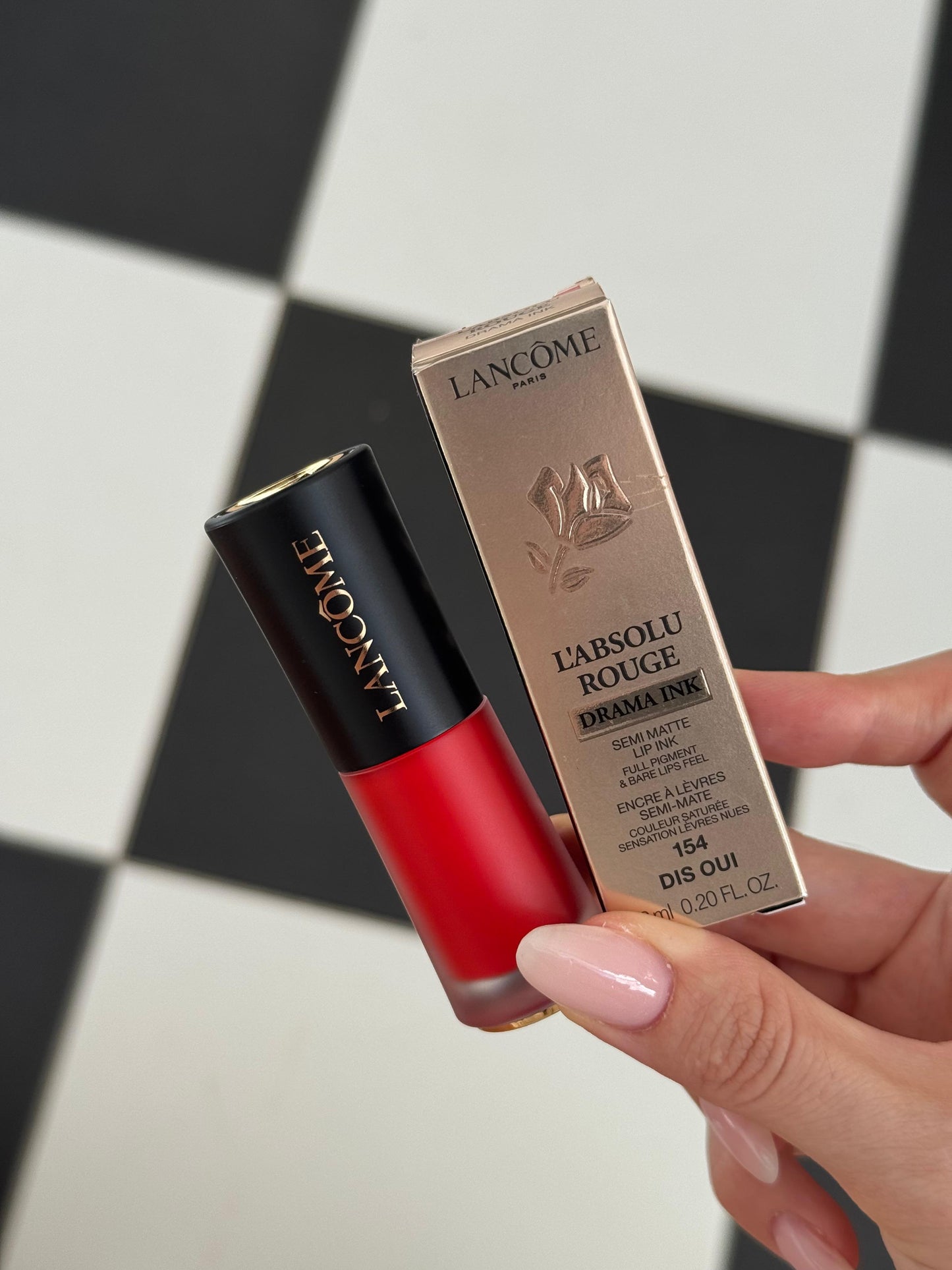 LANCÔME L’Absolu Rouge Drama Ink Lipstick - Semi Matte Lip Ink