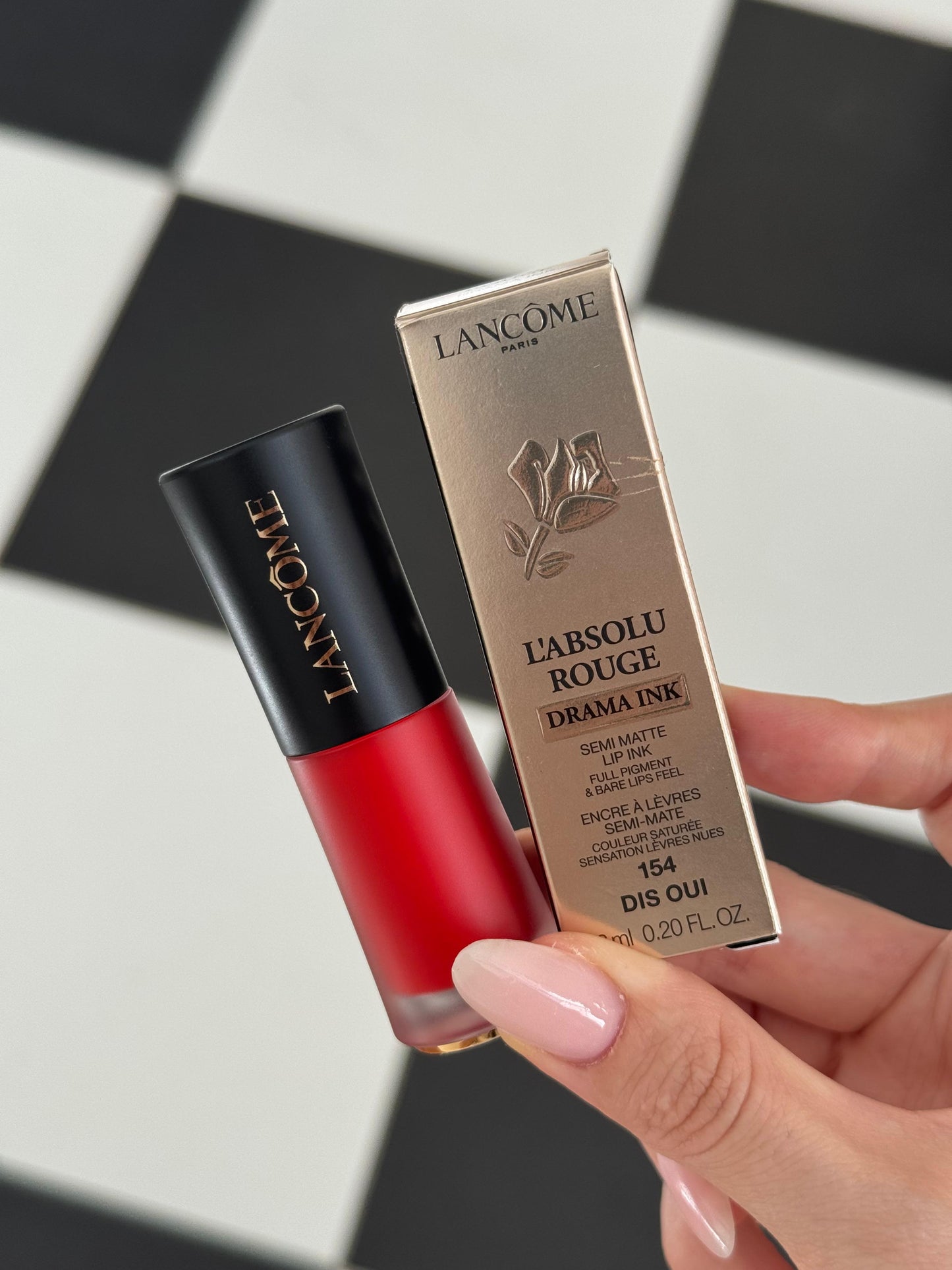 LANCÔME L’Absolu Rouge Drama Ink Lipstick - Semi Matte Lip Ink