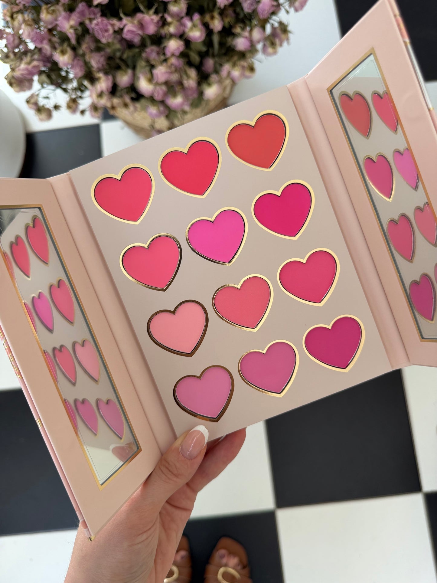 P.LOUISE Love Lane 
See Color In Your Darkest Days Cream & Powder Blusher Palette