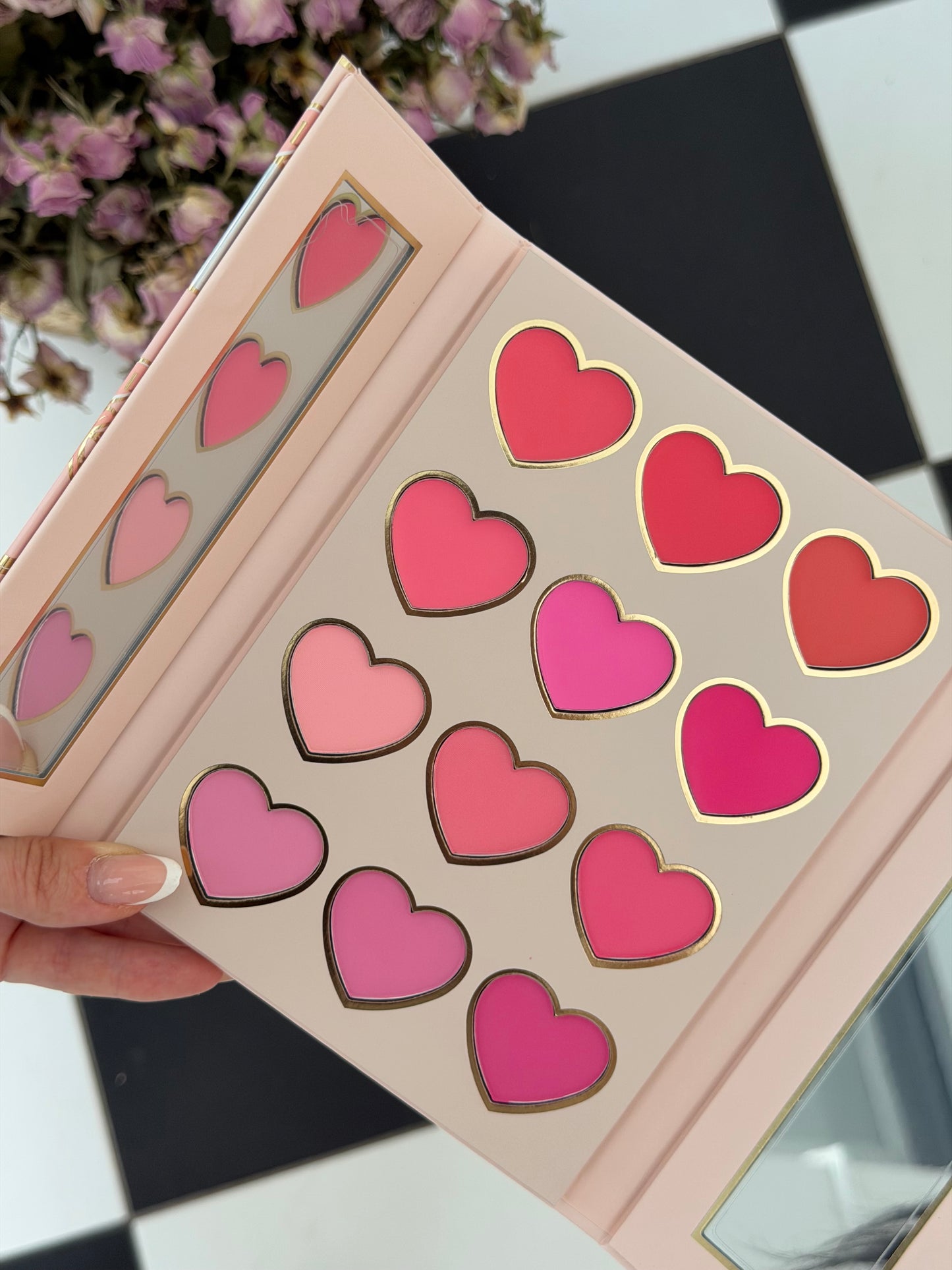 P.LOUISE Love Lane 
See Color In Your Darkest Days Cream & Powder Blusher Palette