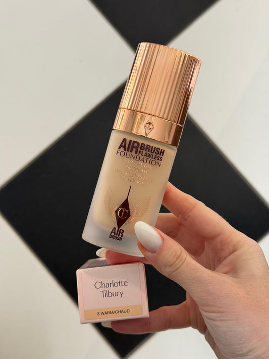 CHARLOTTE TILBURY Airbrush Flawless Foundation (3) - Stays All Day And Night, Full Coverage