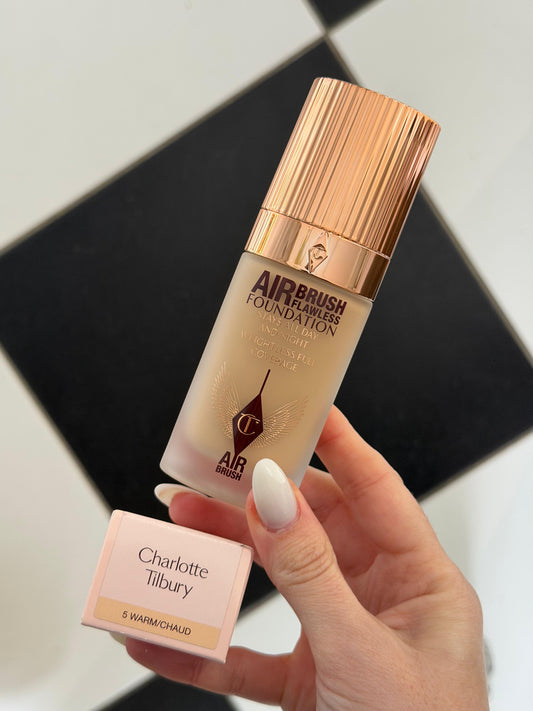 CHARLOTTE TILBURY Airbrush Flawless Foundation (5) - Stays All Day And Night, Full Coverage