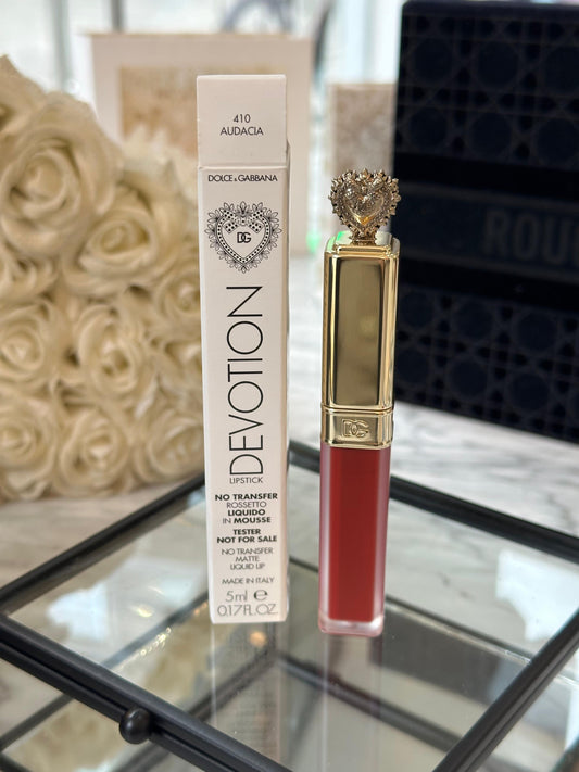 DOLCE & GABBANA
Devotion Matte Liquid Lipstick In Mousse - No Transfer (410)