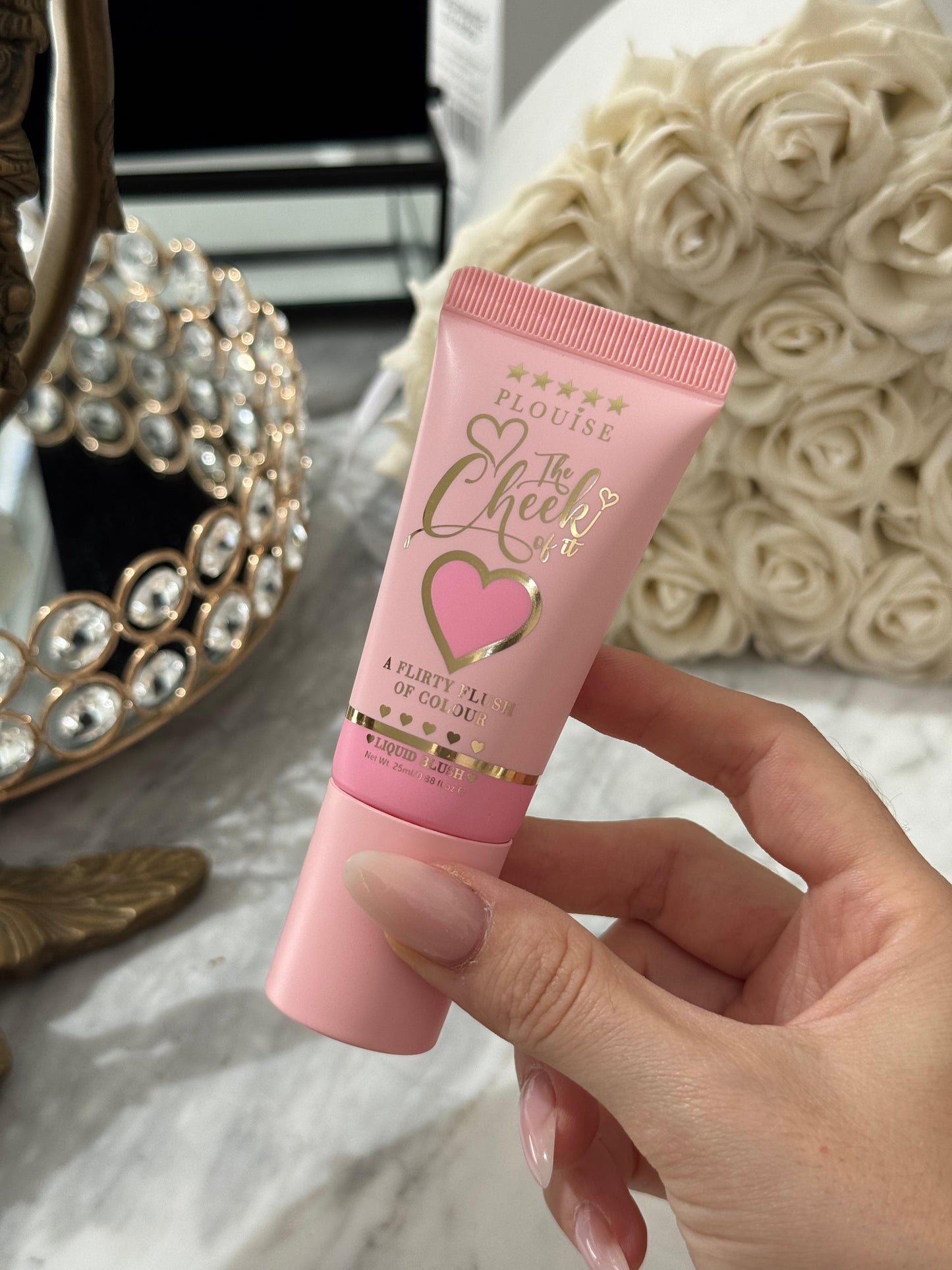 P.LOUISE The Cheek Of It Liquid Blush - Legally Pink