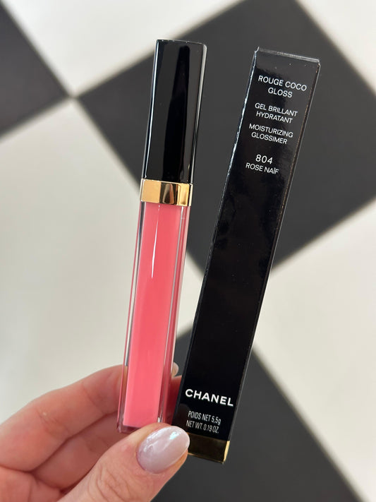 CHANEL Rouge Coco Gloss (804)
Moisturizing Gel Brillant Hidratant