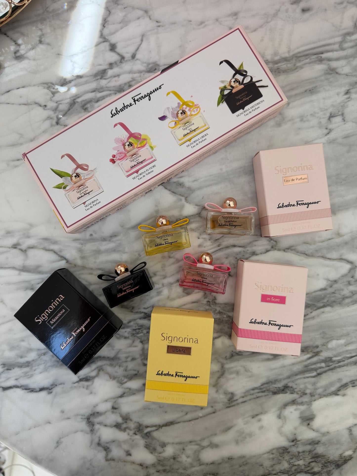 FERRAGAMO Mix Fragrances Travel Size Set (4x5ml)