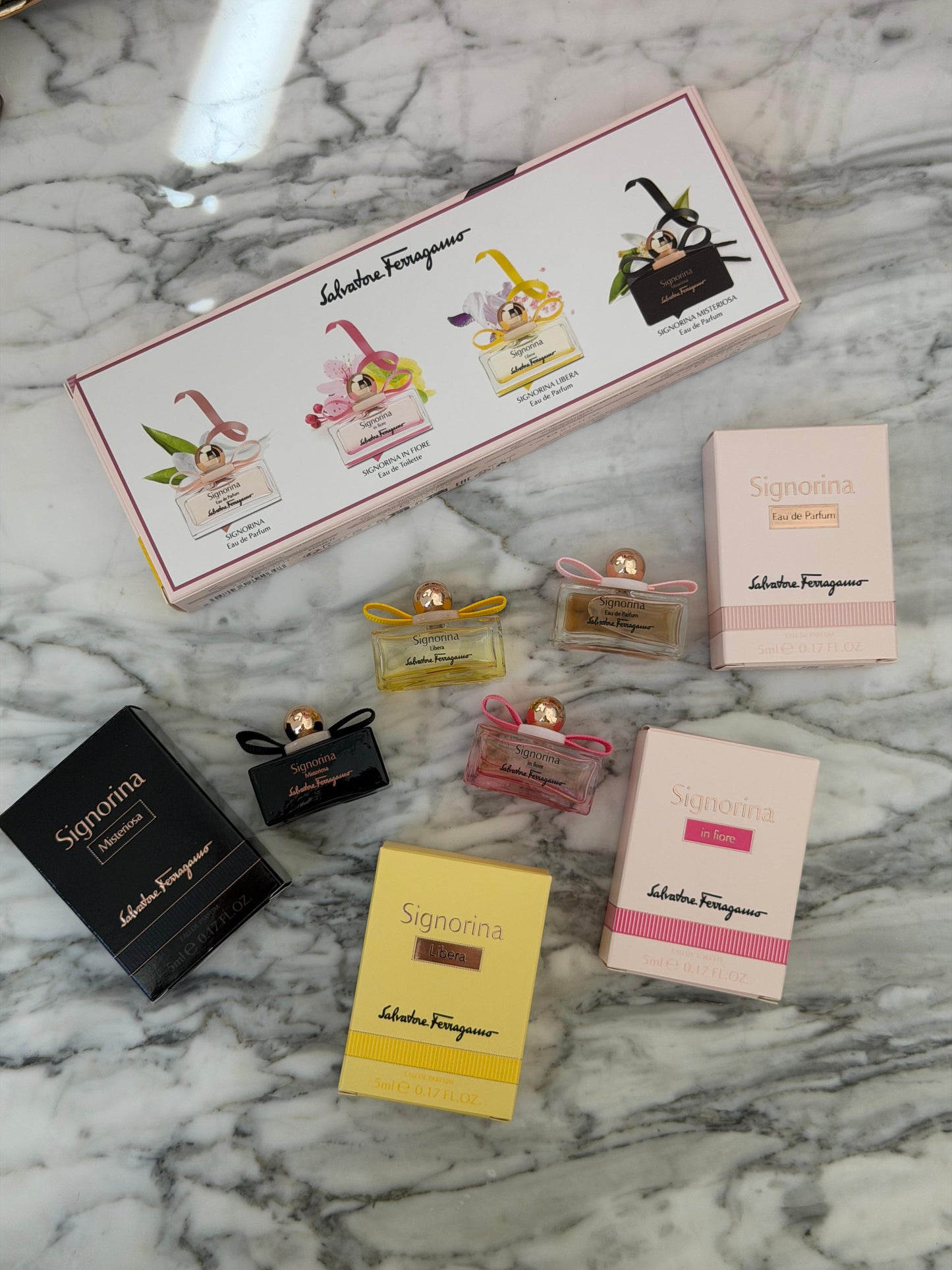 FERRAGAMO Mix Fragrances Travel Size Set (4x5ml)