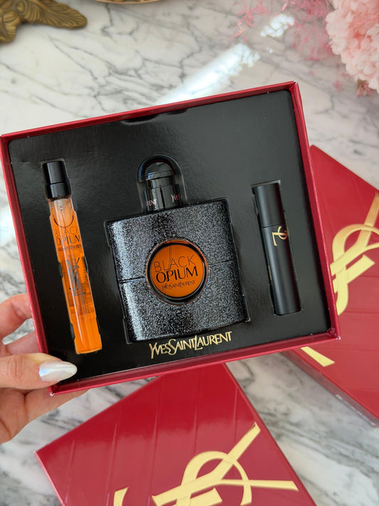 YSL Black Opium Eau De Parfum Gift Set (50+10ml+Mascara)