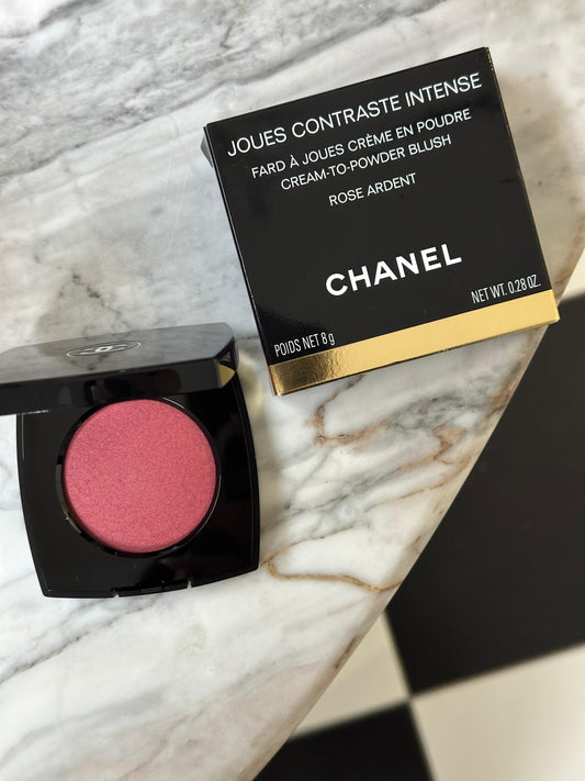 CHANEL Joues Contraste Intense
Cream-to-Powder Blush (Rose Ardent)