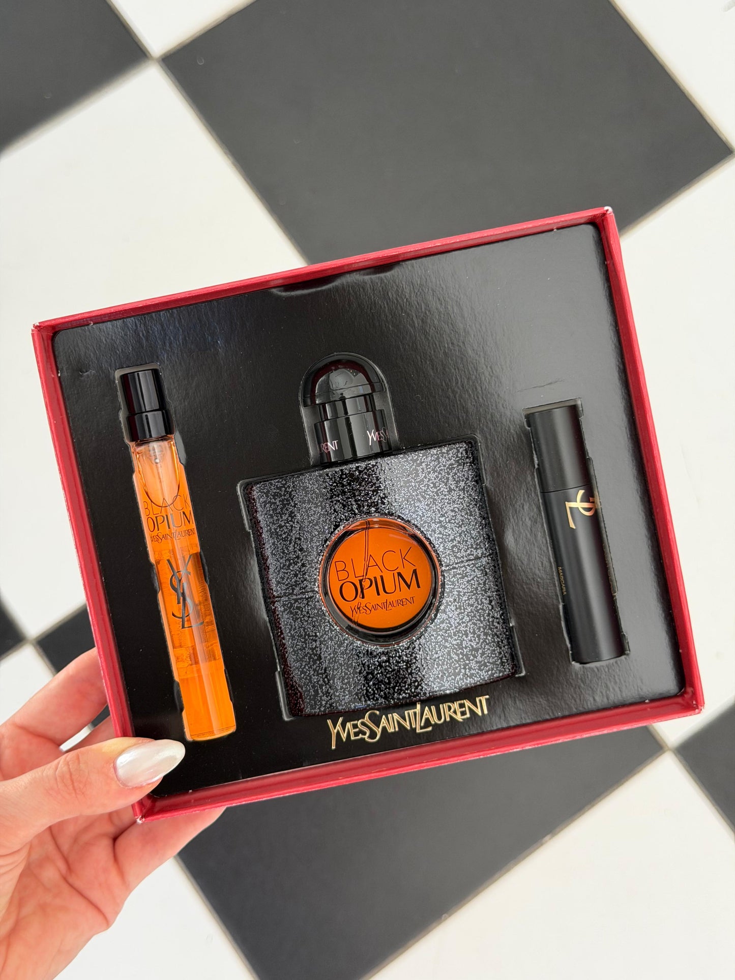 YSL Black Opium Eau De Parfum Gift Set (50+10ml+Mascara)