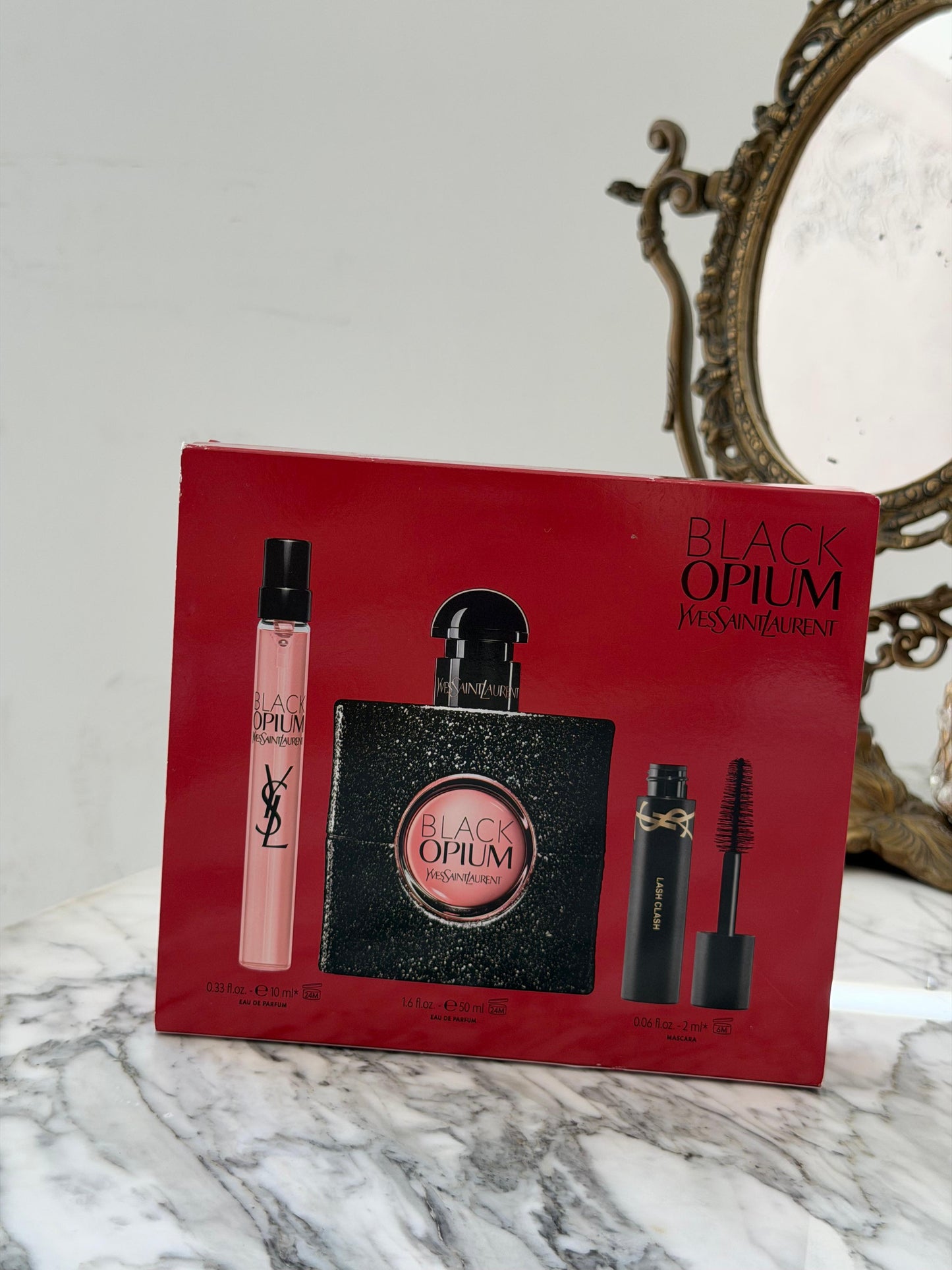 YSL Black Opium Eau De Parfum Gift Set (50+10ml+Mascara)