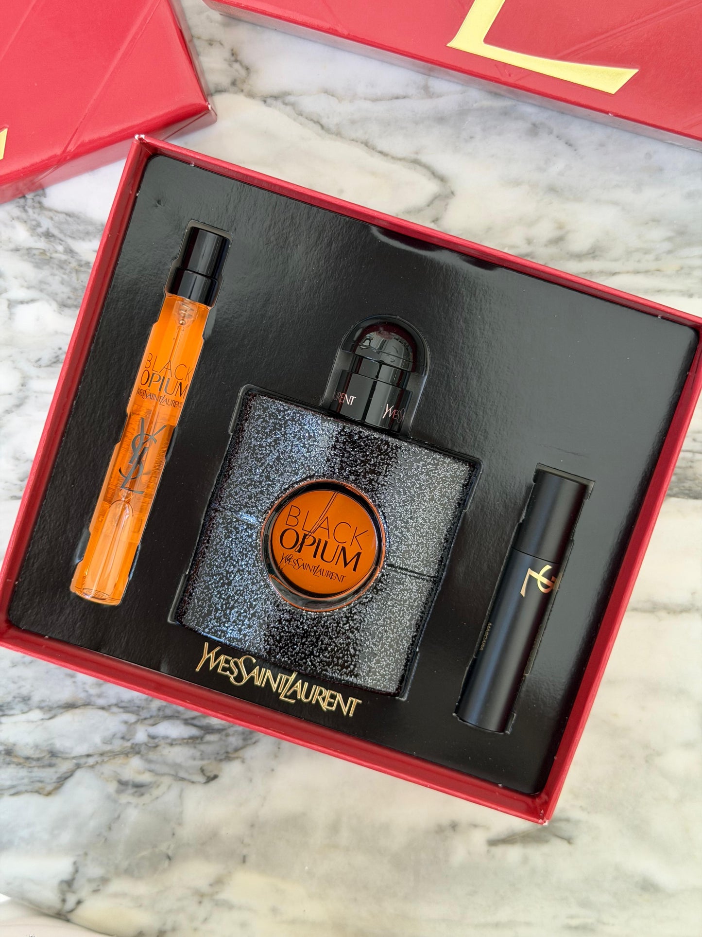 YSL Black Opium Eau De Parfum Gift Set (50+10ml+Mascara)