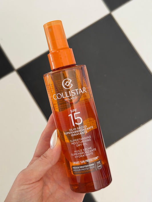COLLISTAR Supertanning Moisturizing Dry Oil SPF15
Water Resistant
