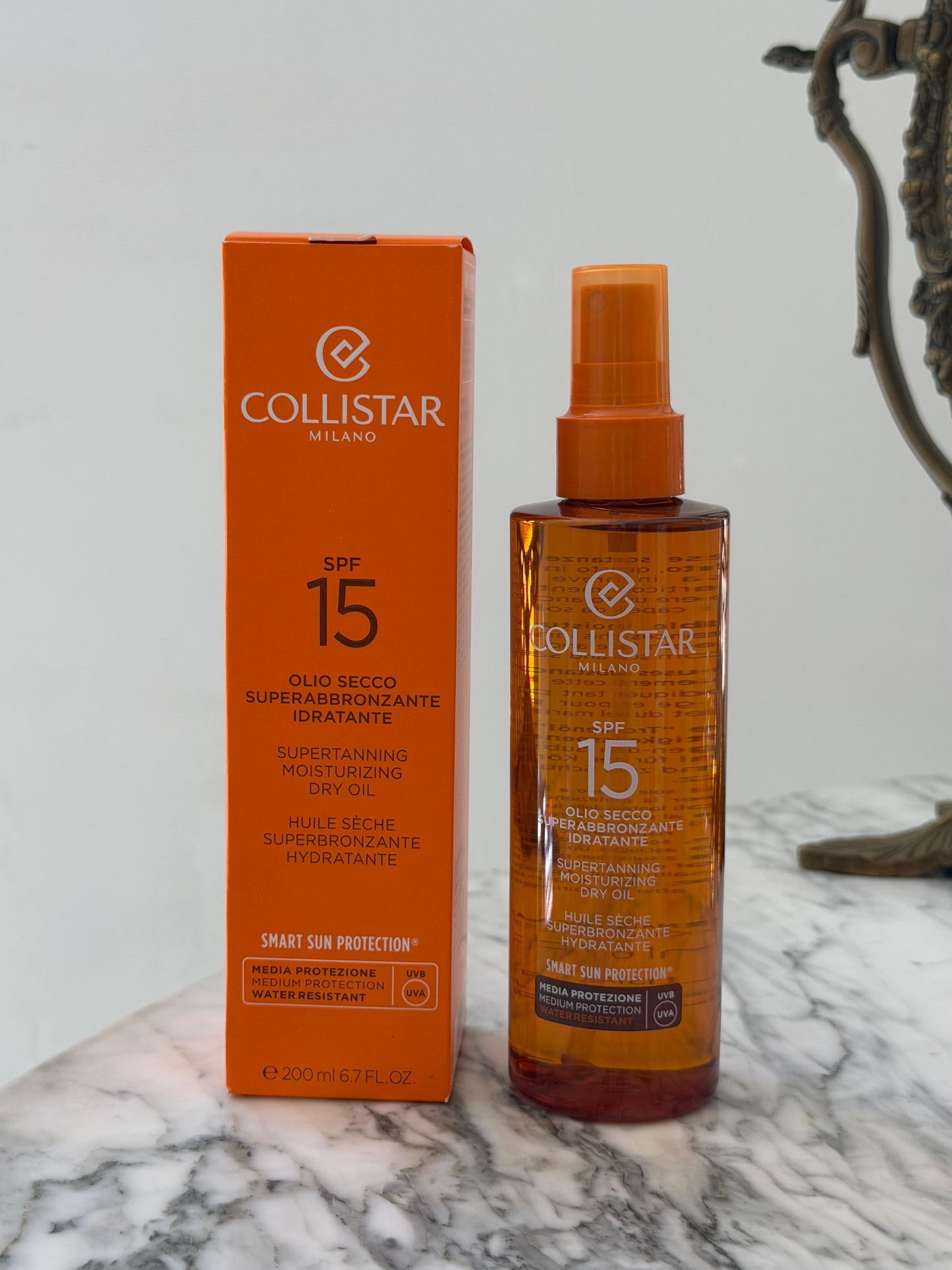 COLLISTAR Supertanning Moisturizing Dry Oil SPF15
Water Resistant