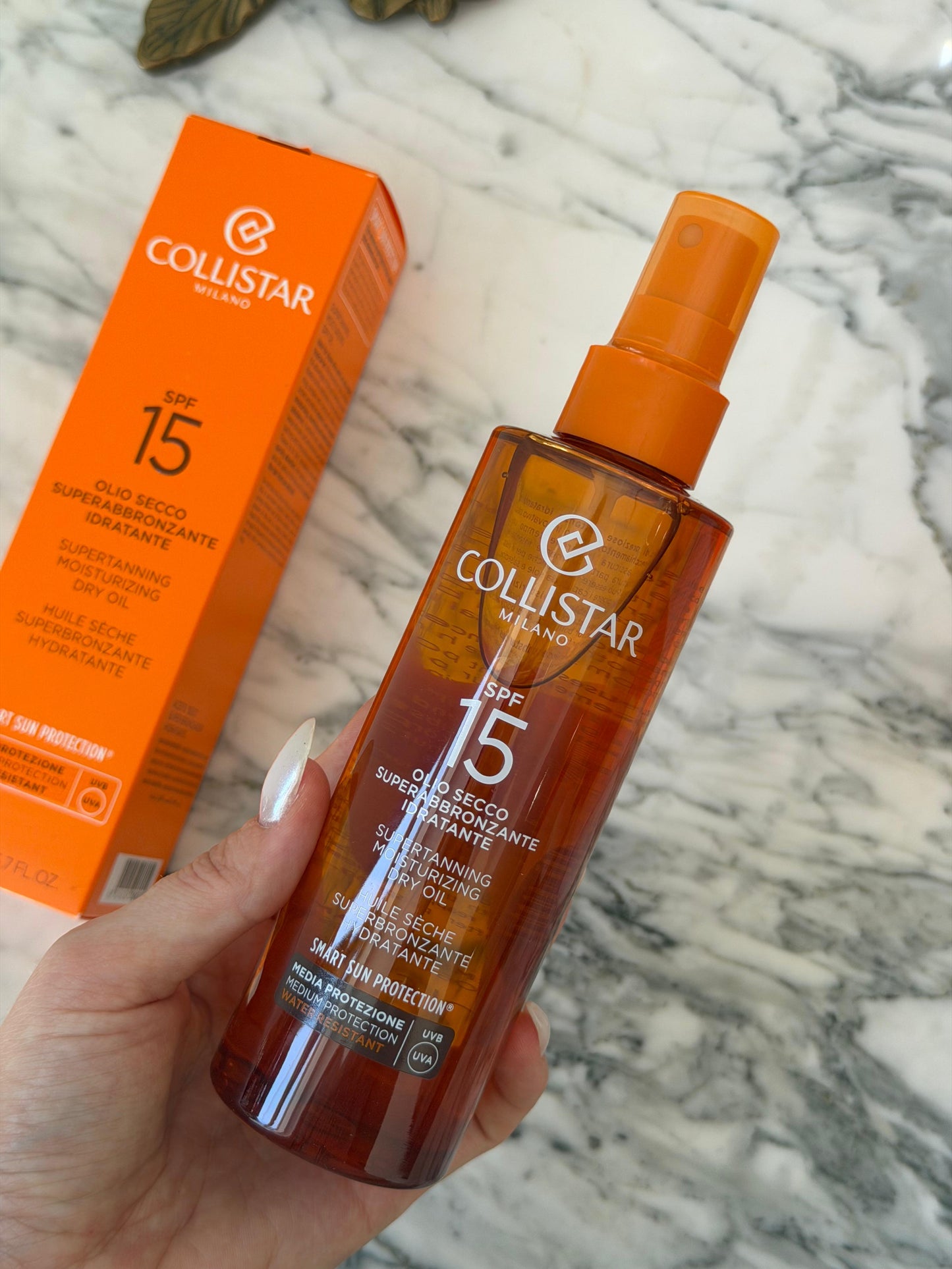 COLLISTAR Supertanning Moisturizing Dry Oil SPF15
Water Resistant