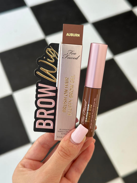 TOO FACED Brow Wig Eyebrow Gel - Auburn
Brush-On Hair Fluffy Brow Gel