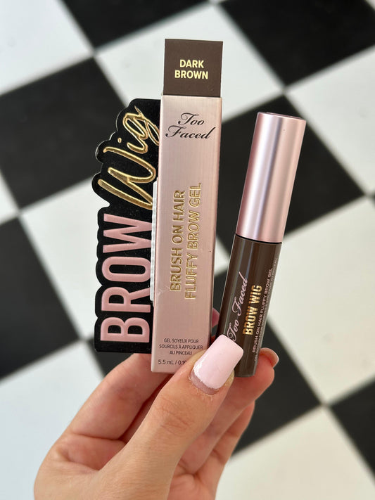TOO FACED Brow Wig Eyebrow Gel - Dark Brown
Brush-On Hair Fluffy Brow Gel