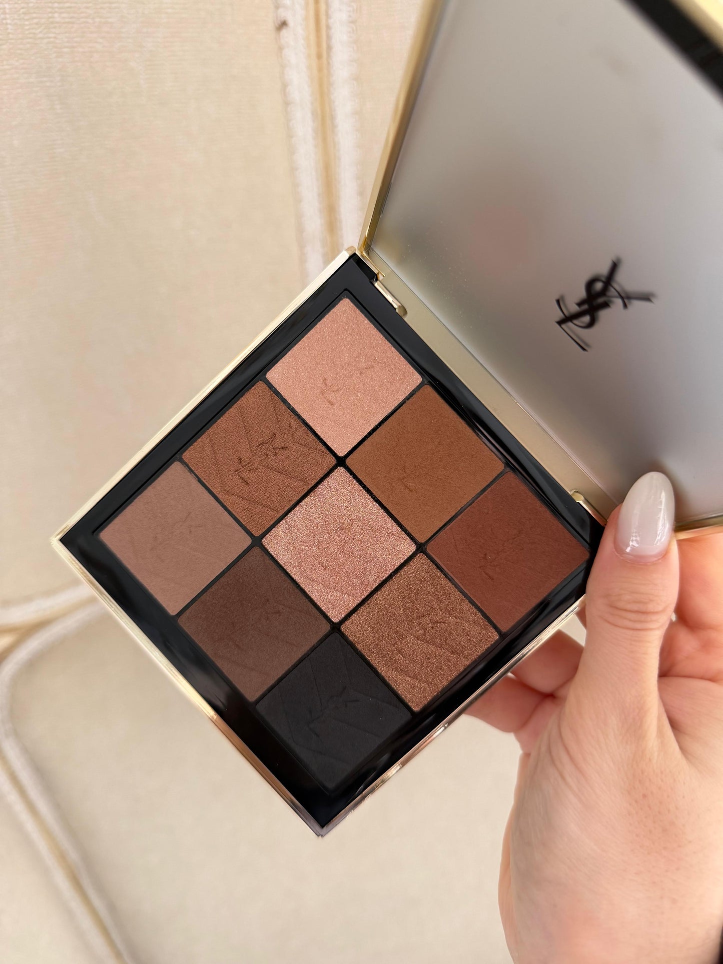 YSL Couture Eye Palette 9 Shades Of Brown Shadows - Nude Hours