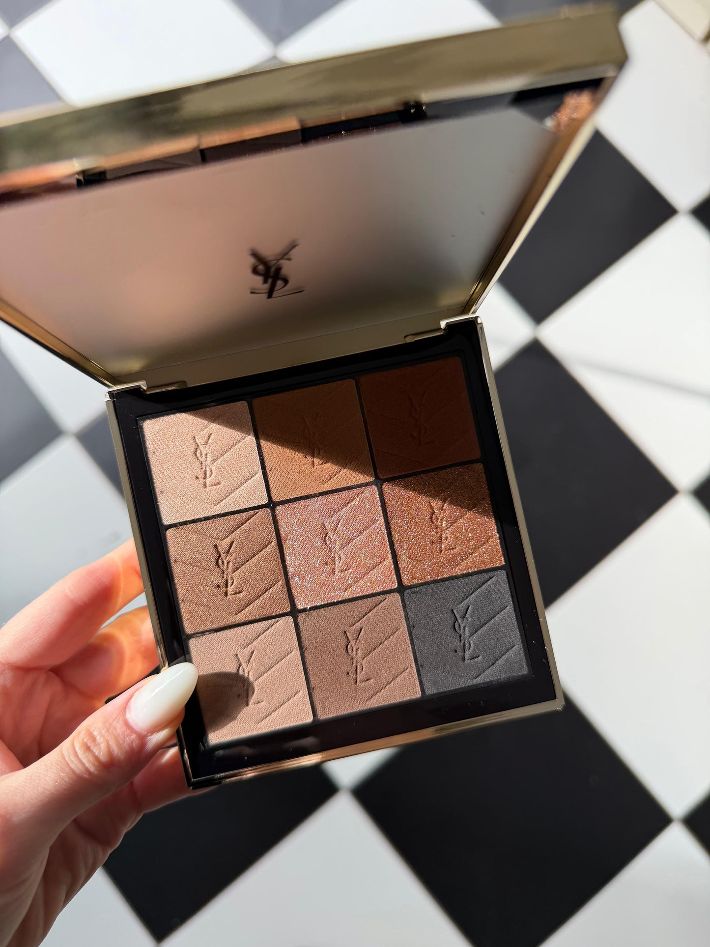 YSL Couture Eye Palette 9 Shades Of Brown Shadows - Nude Hours