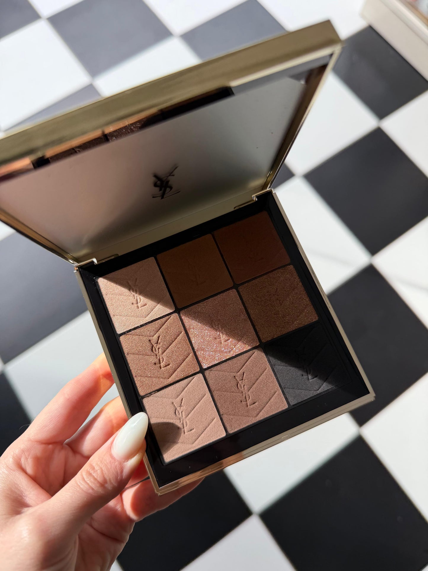 YSL Couture Eye Palette 9 Shades Of Brown Shadows - Nude Hours
