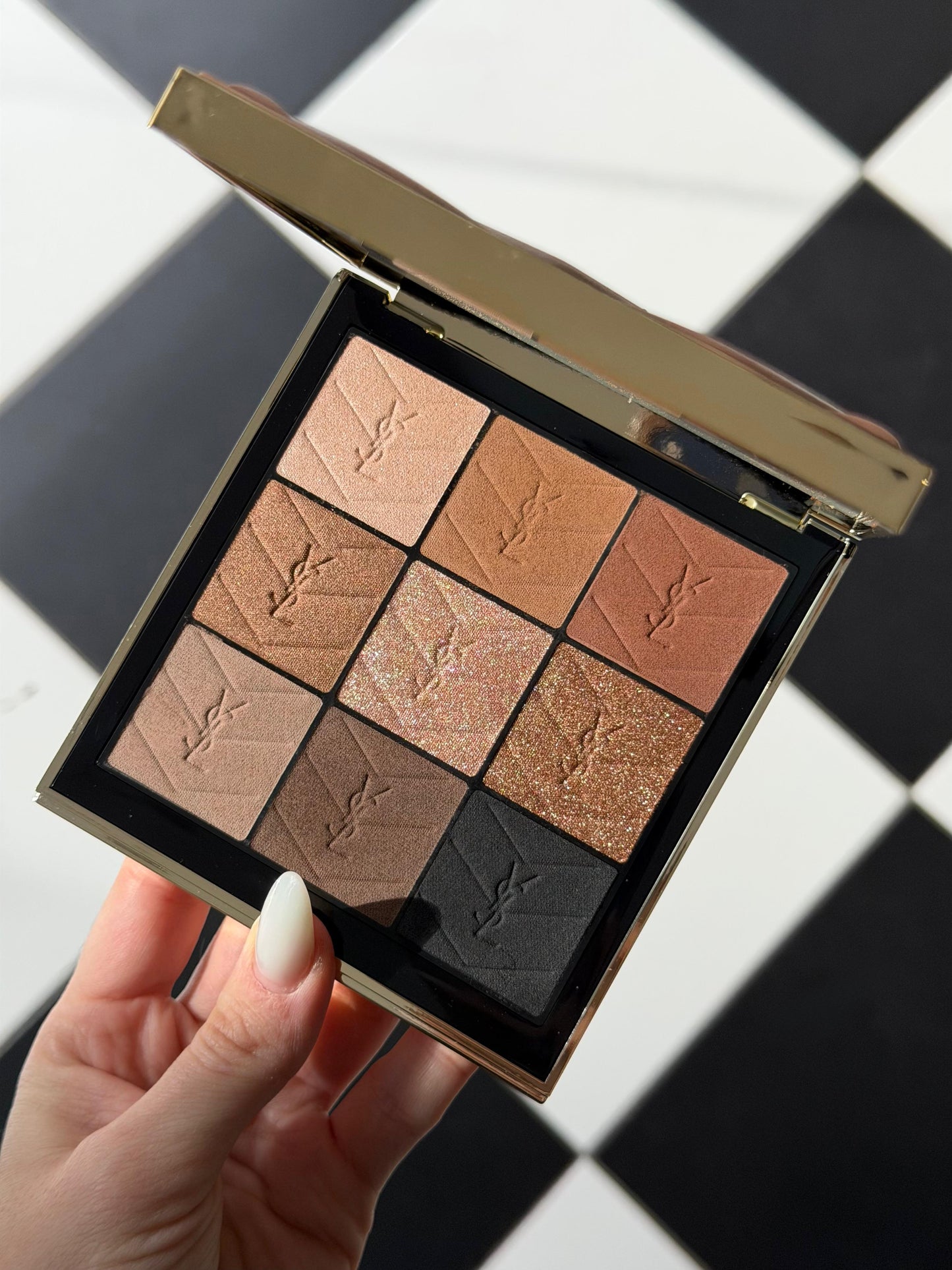 YSL Couture Eye Palette 9 Shades Of Brown Shadows - Nude Hours
