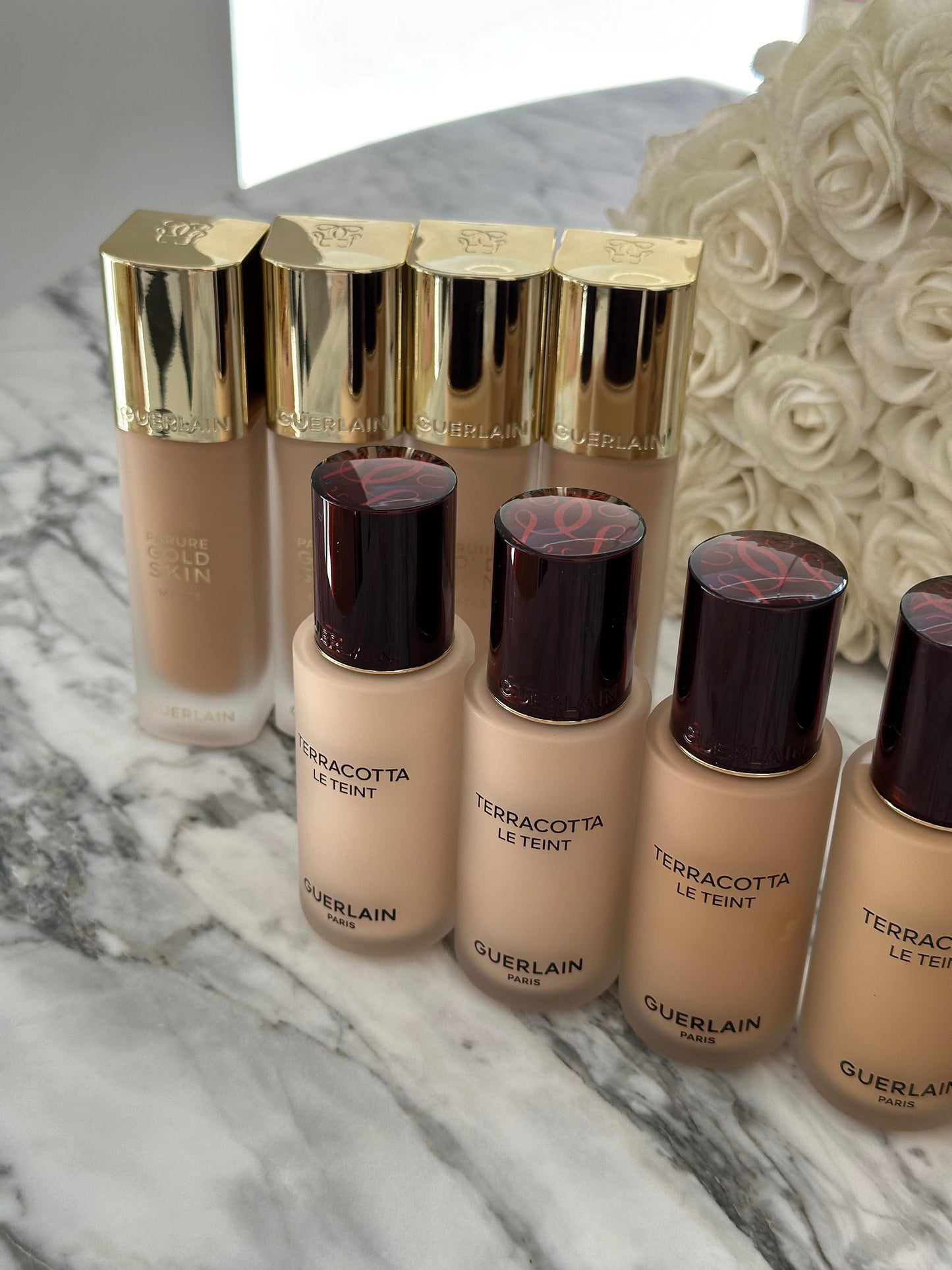 GUERLAIN Terracotta Le Teint
24H Wear, No-Transfer, Natural Glow, Perfecting Foundation