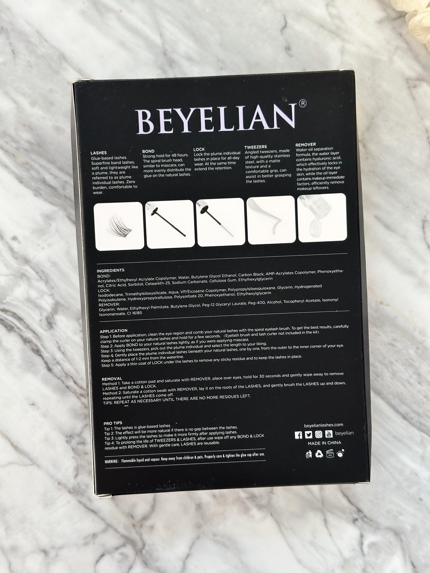 BEYELIAN Individual Lash Kit - Plume