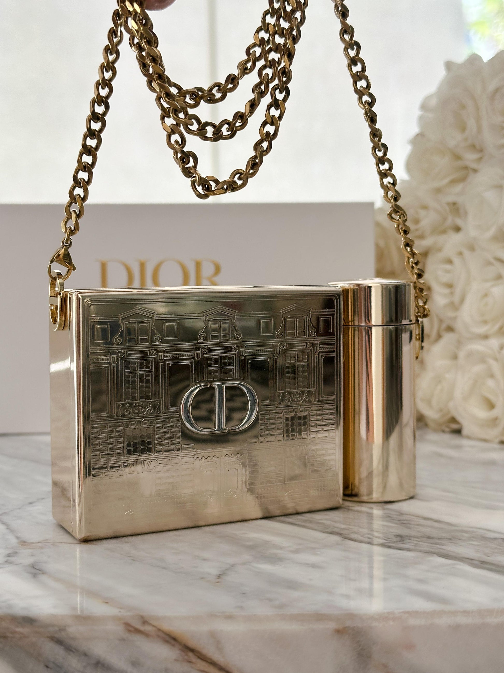 Dior Gold Clutch Lipstick DIOR Rouge Minaudière Gold Limited